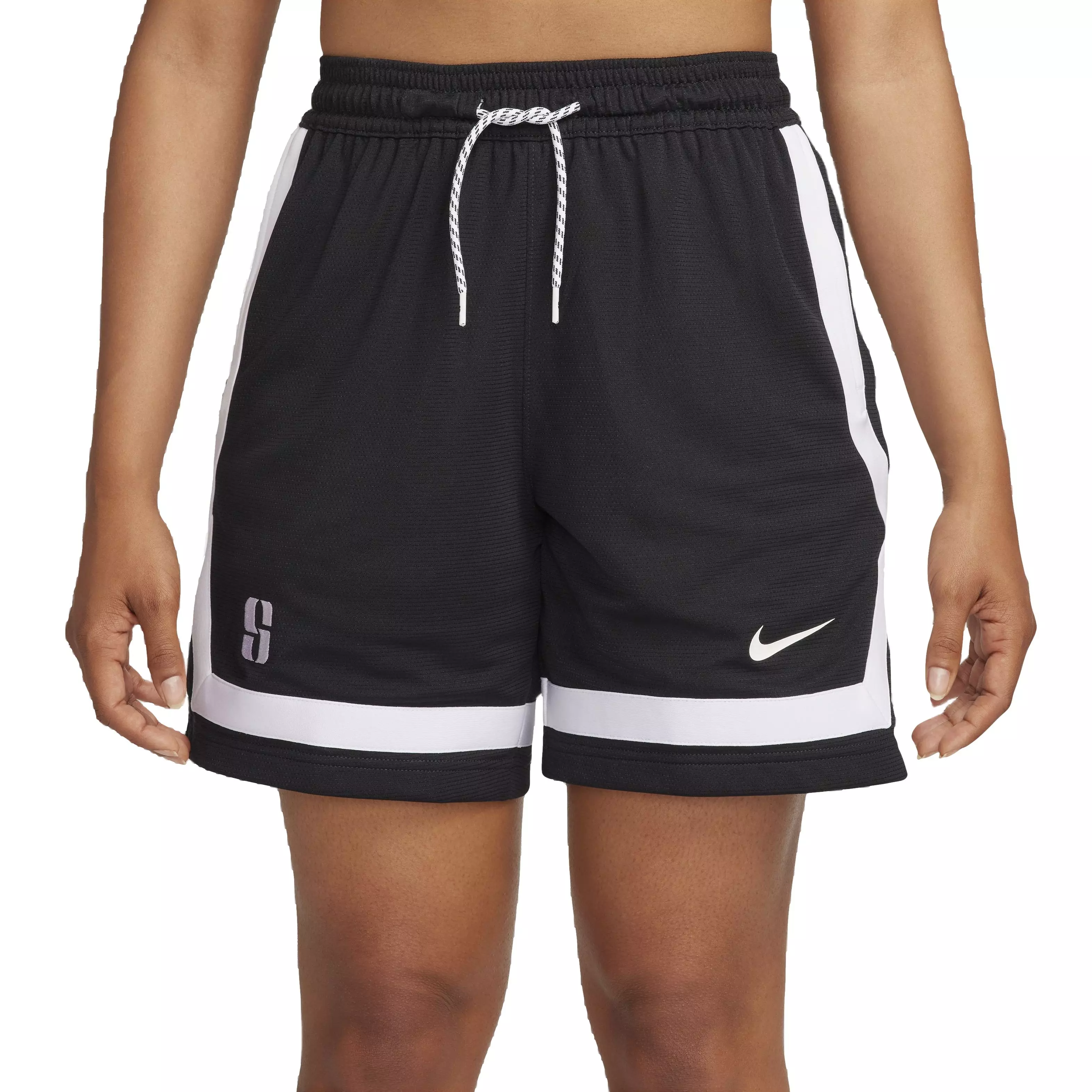 Nike Women's Dri-FIT Sabrina Basketball Shorts - BLACK