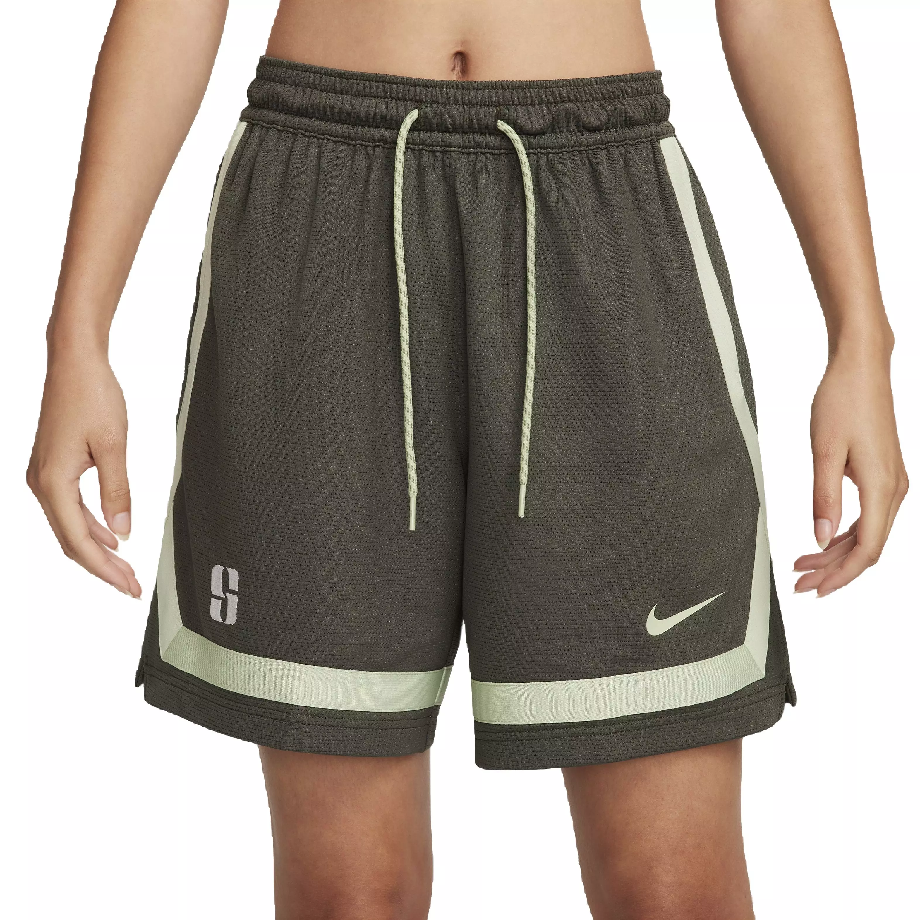 Nike Women's Dri-FIT Sabrina Basketball Shorts - GREEN