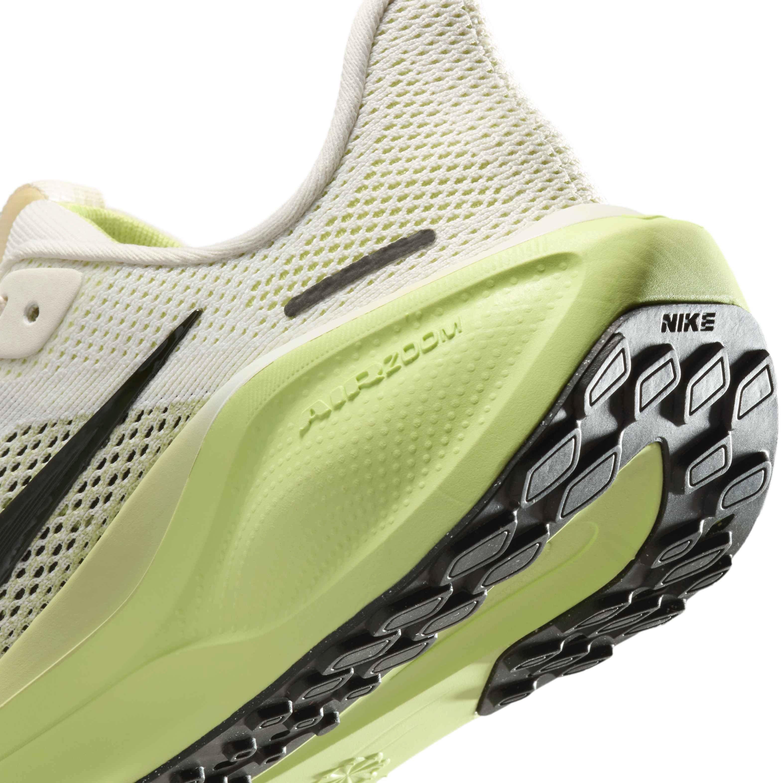 Nike Pegasus 41 Grade School Boys' "Pale Ivory/Limelight/Olive Aura/Sequoia" Running Shoe
