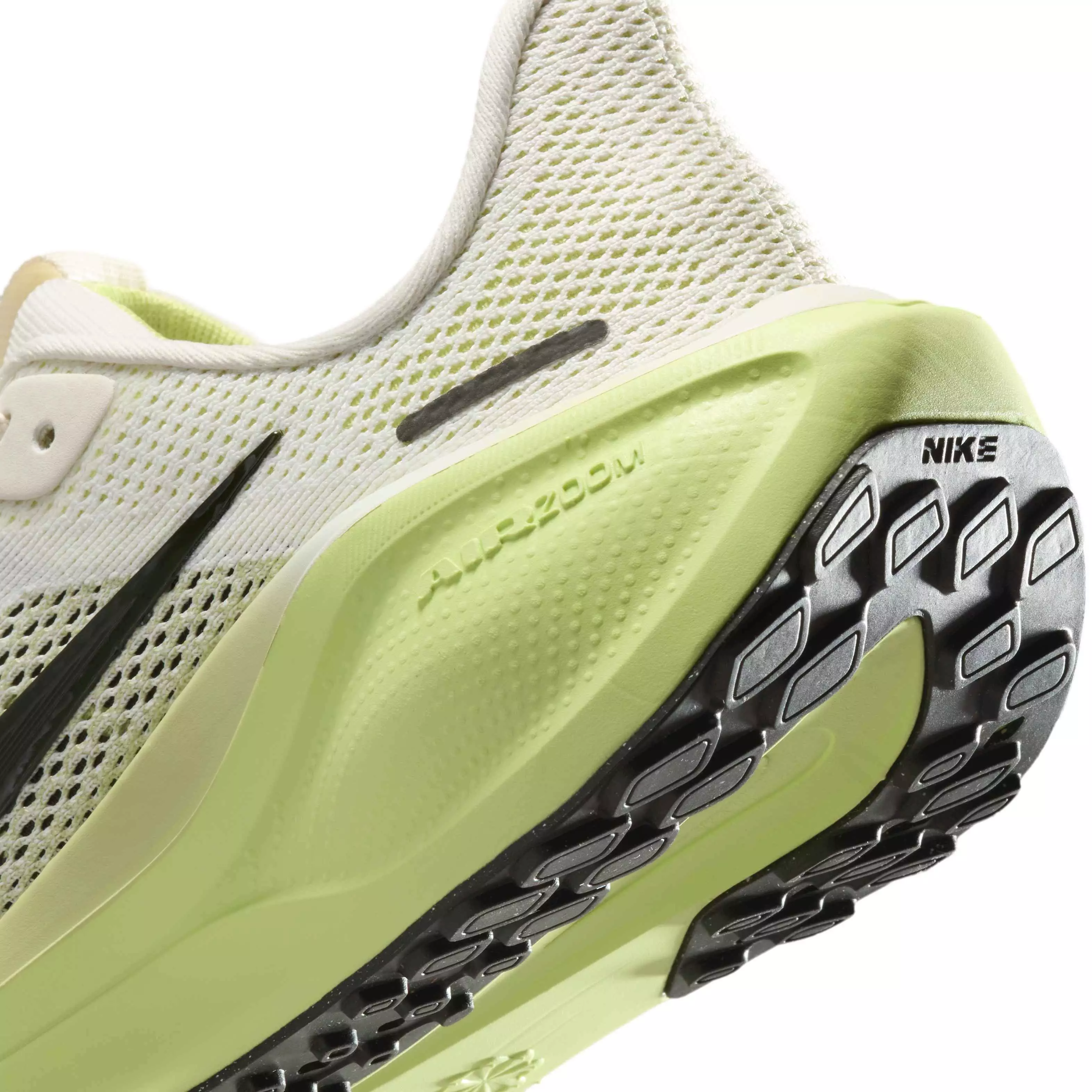 Nike Pegasus 41 "Pale Ivory/Limelight/Olive Aura/Sequoia" Grade School Boys' Running Shoe - IVORY/LIMELIGHT/OLIVE/SEQUOIA