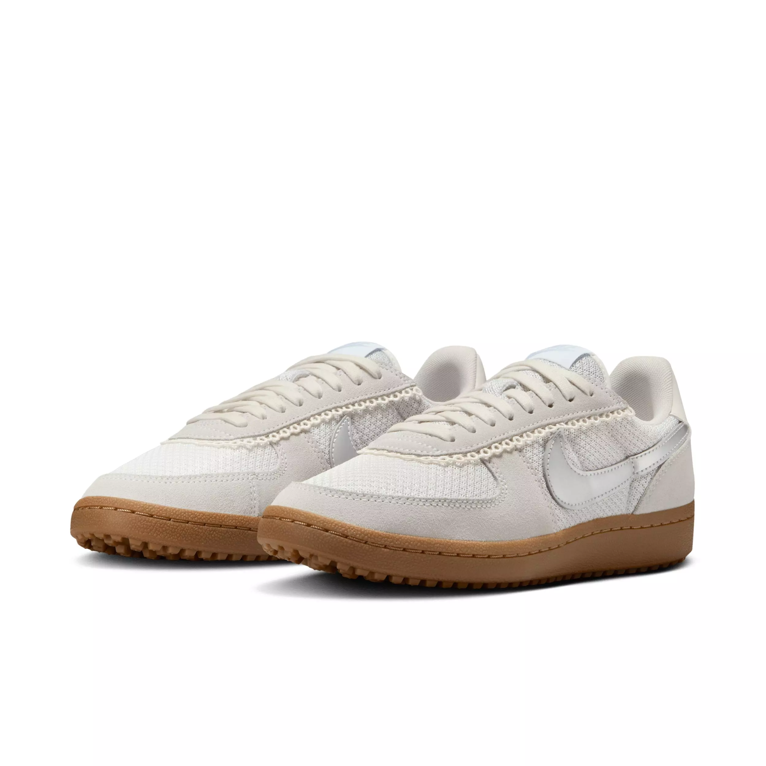 Nike Field General "Platinum Tint/Vast Grey/Gum Medium Brown/Metallic Silver" Women's Shoe - PLATINUM/GREY/MD BROWN/SILVER