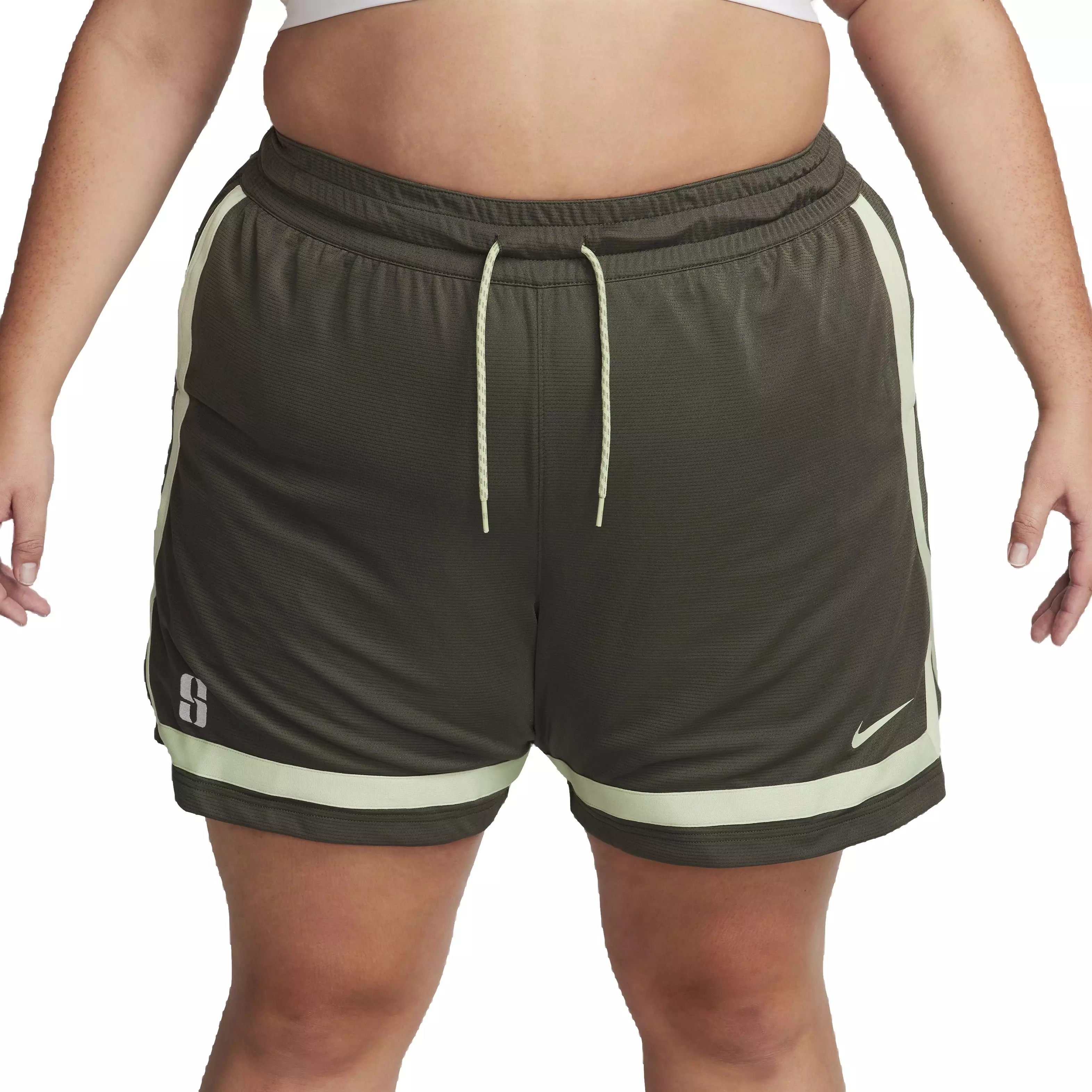Nike Women's Sabrina Dri-FIT Basketball Shorts -Green - GREEN