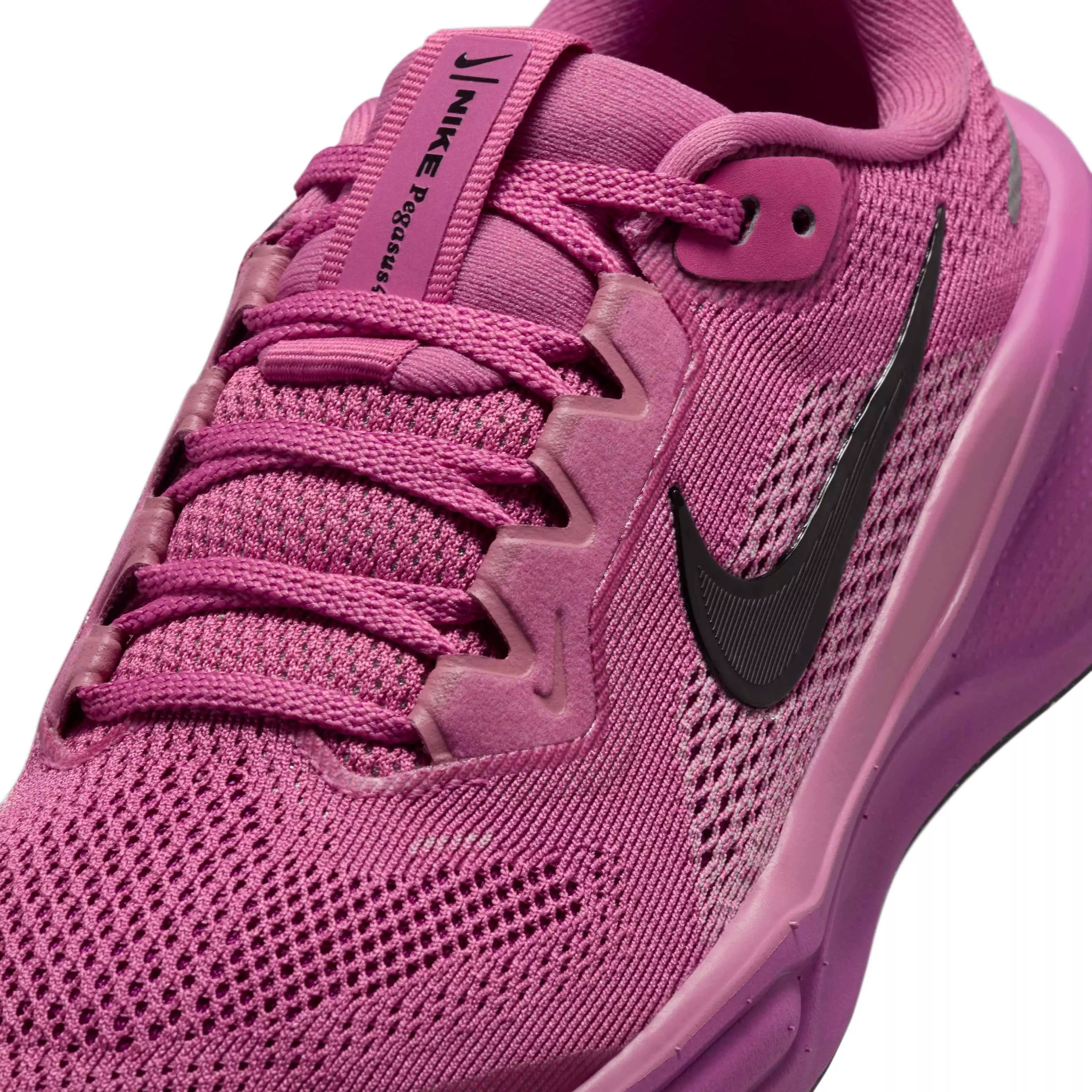 Nike Pegasus 41 "Cosmic Fuchsia/Red Plum/Elemental Pink/Off Noir" Grade School Boys' Running Shoe - FUCHSIA/RED/PINK/OFF NOIR