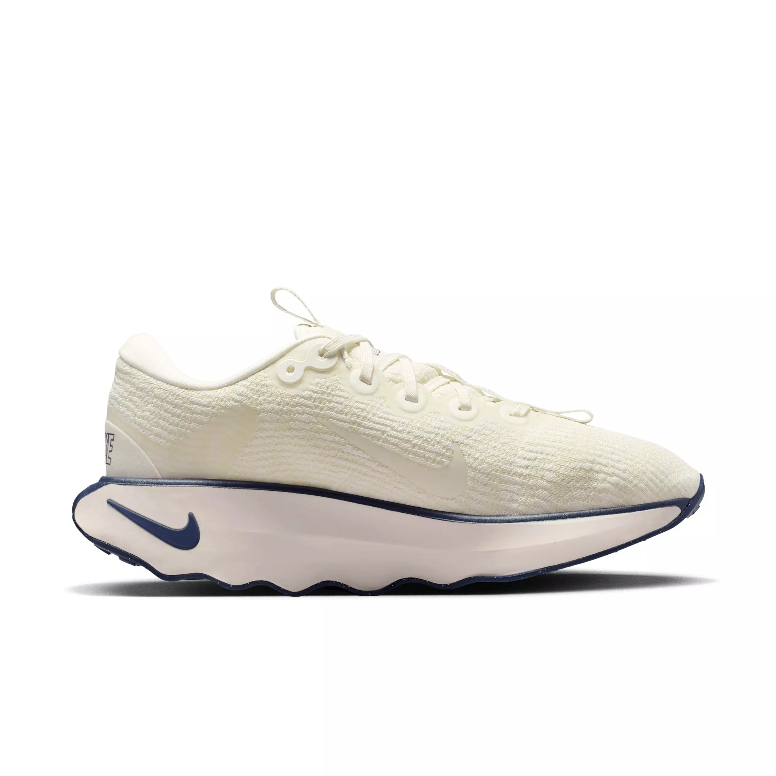 Nike Motiva "Sail/Coconut Milk/Light Orewood Brown/Midnight Navy" Women's Walking Shoe - SAIL/MILK/LT BROWN/NAVY