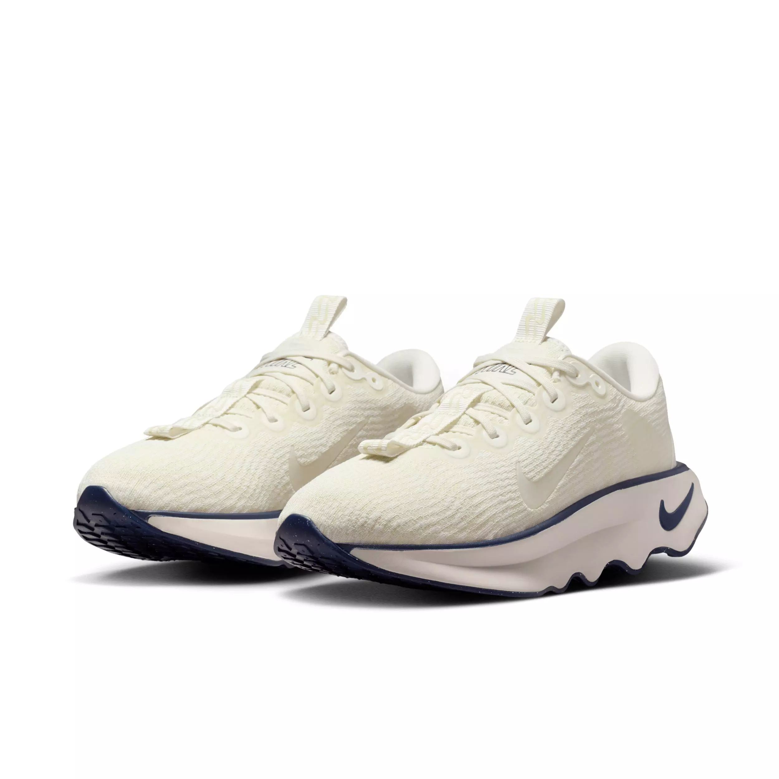 Nike Motiva "Sail/Coconut Milk/Light Orewood Brown/Midnight Navy" Women's Walking Shoe - SAIL/MILK/LT BROWN/NAVY