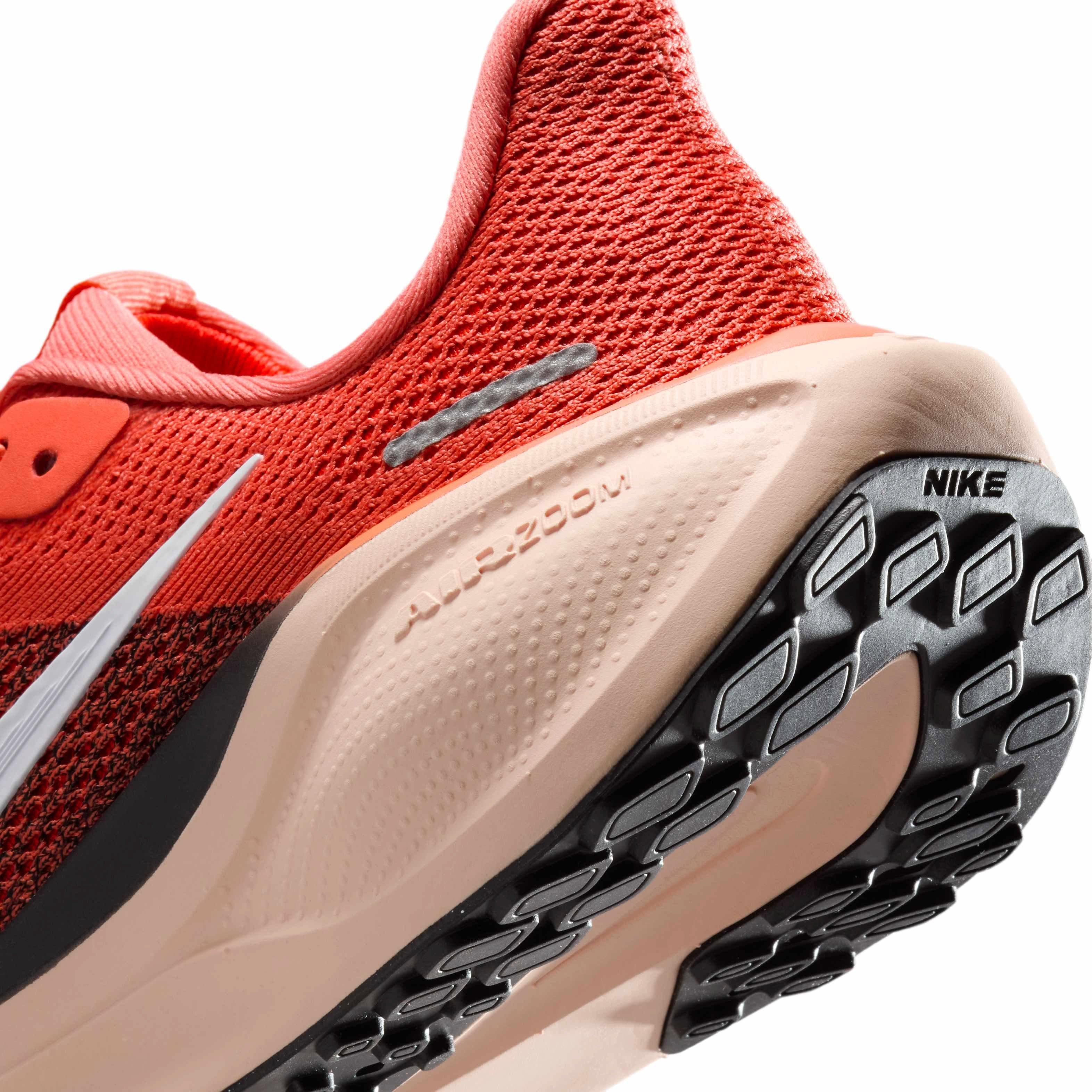 Nike Pegasus 41 Grade School Boys' "Magic Ember/Black/Washed Coral/White" Running Shoe
