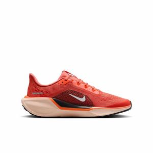 Nike Pegasus 41 "Magic Ember/Black/Washed Coral/White" Grade School Boys' Running Shoe