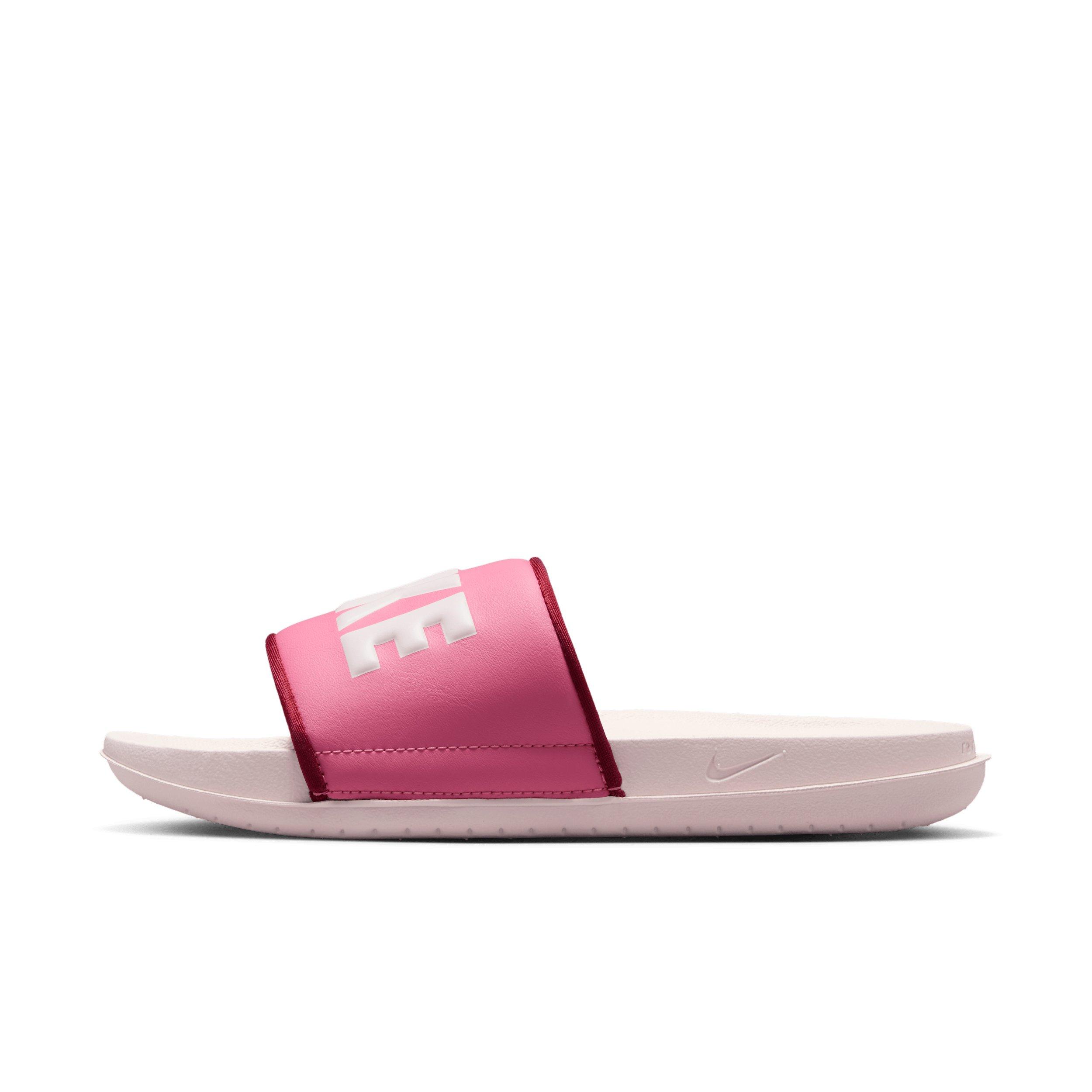 Nike Offcourt "Peony/Team Red/Pearl Pink" Women's Slide - PEONY/RED/PINK Thumbnail View 2