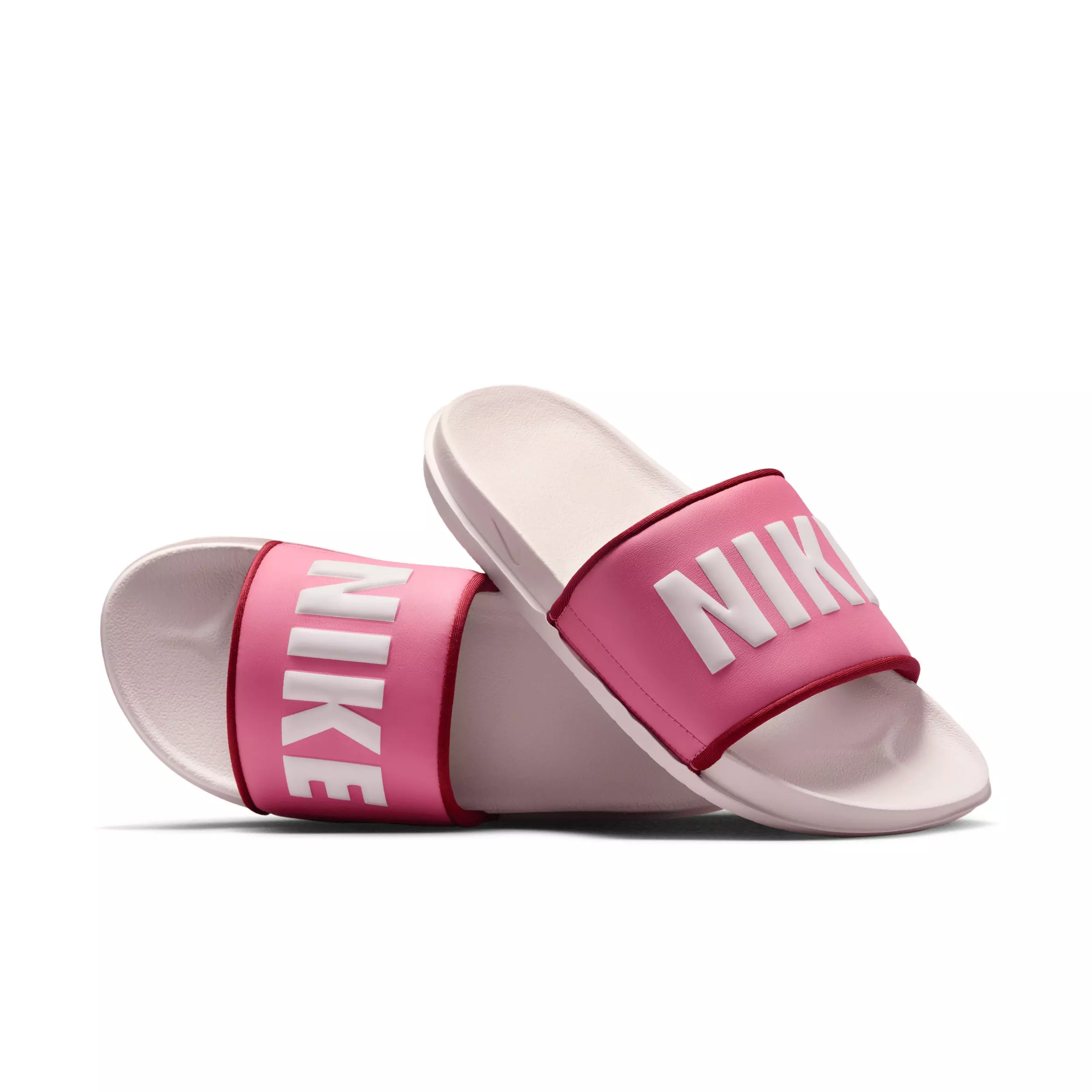 Nike Offcourt "Peony/Team Red/Pearl Pink" Women's Slide - PEONY/RED/PINK