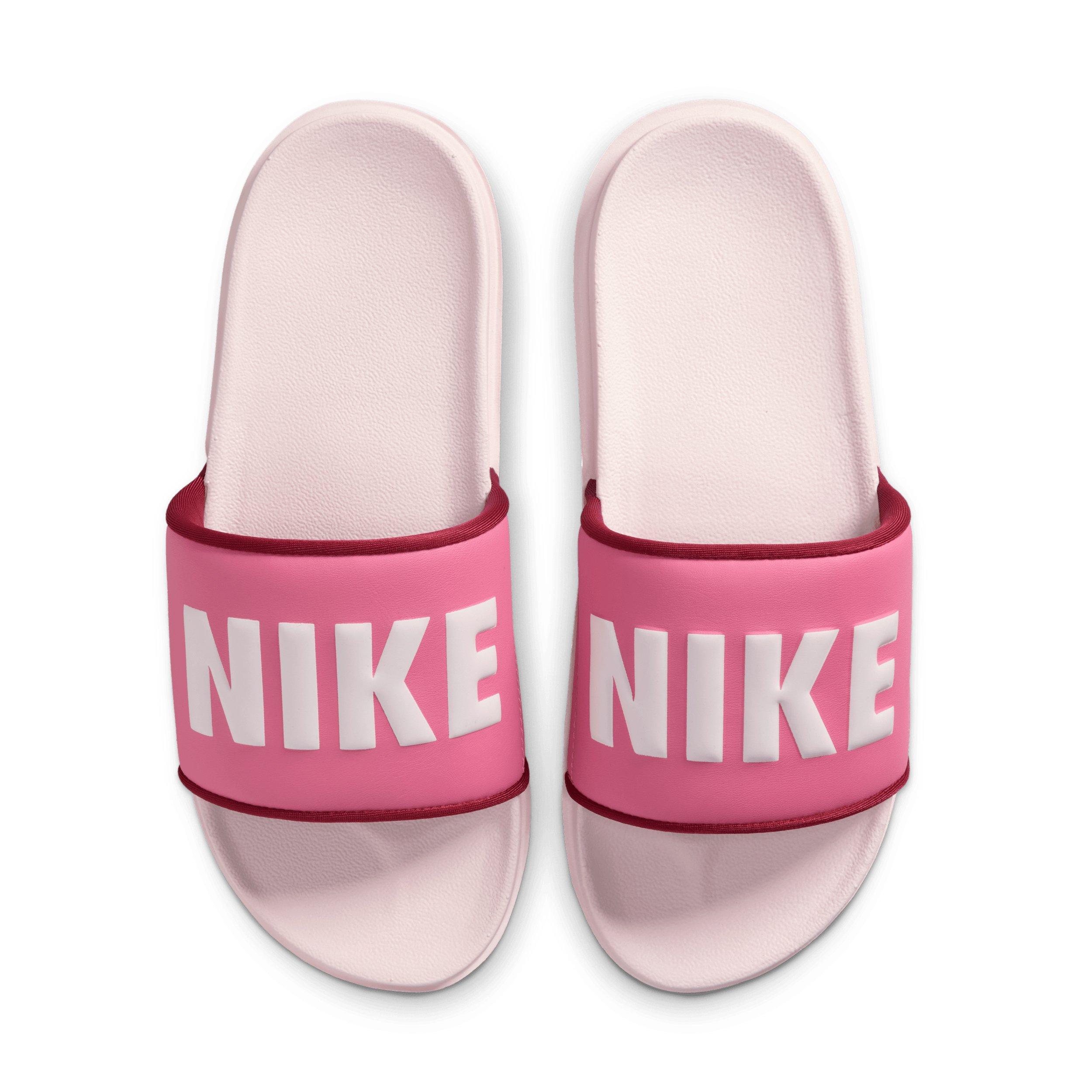 Nike Offcourt "Peony/Team Red/Pearl Pink" Women's Slide - PEONY/RED/PINK Thumbnail View 4