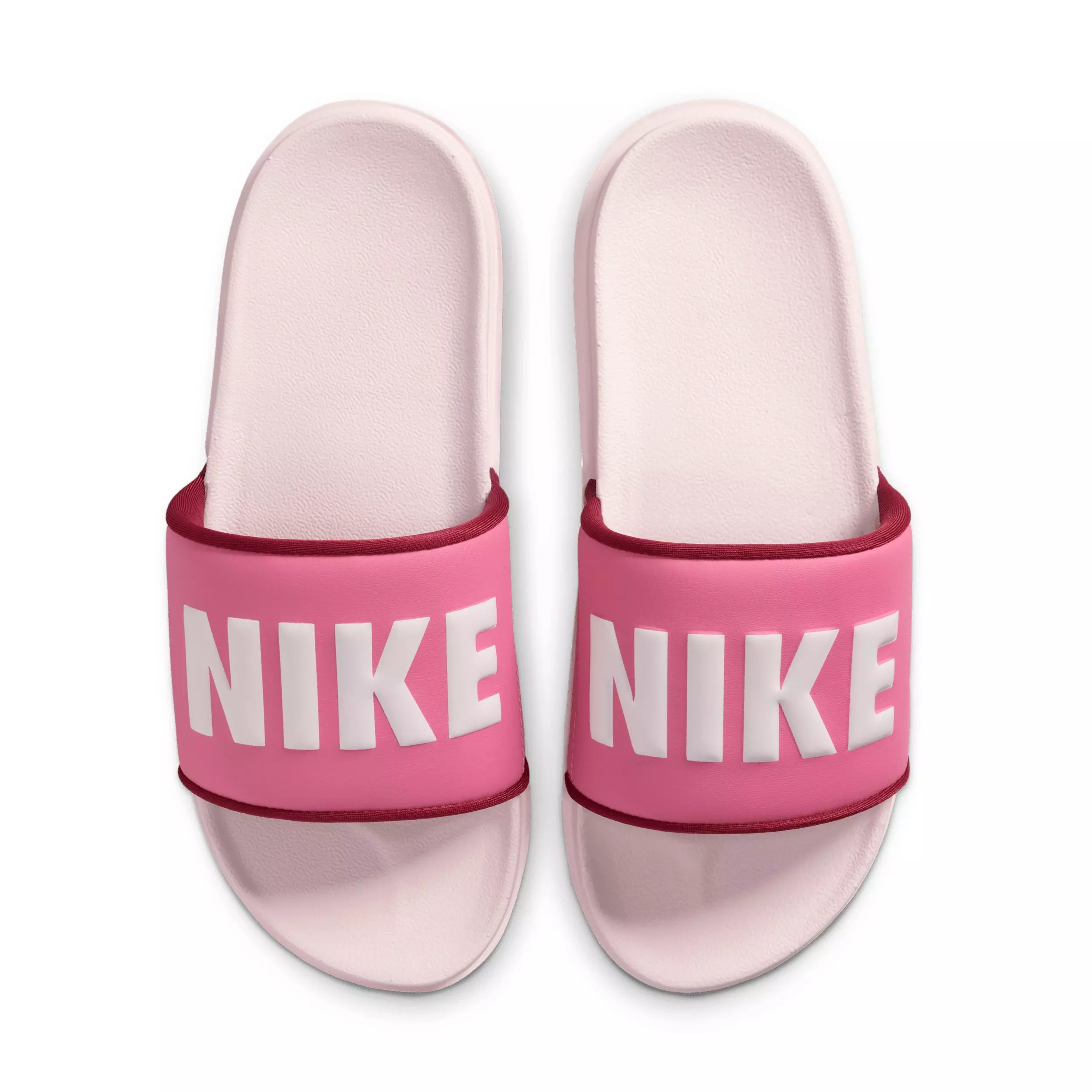 Nike Offcourt "Peony/Team Red/Pearl Pink" Women's Slide - PEONY/RED/PINK