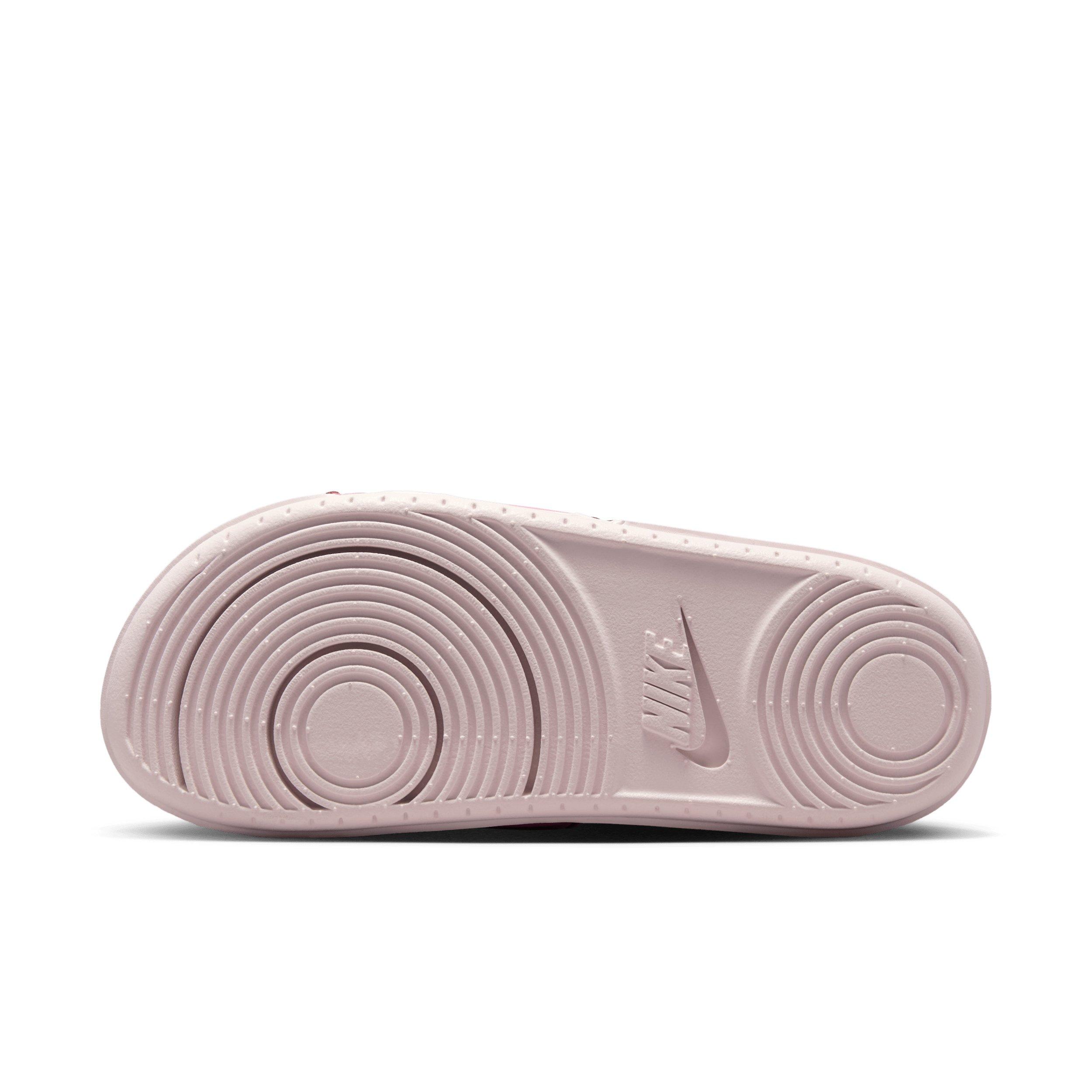 Nike Offcourt "Peony/Team Red/Pearl Pink" Women's Slide - PEONY/RED/PINK Thumbnail View 5