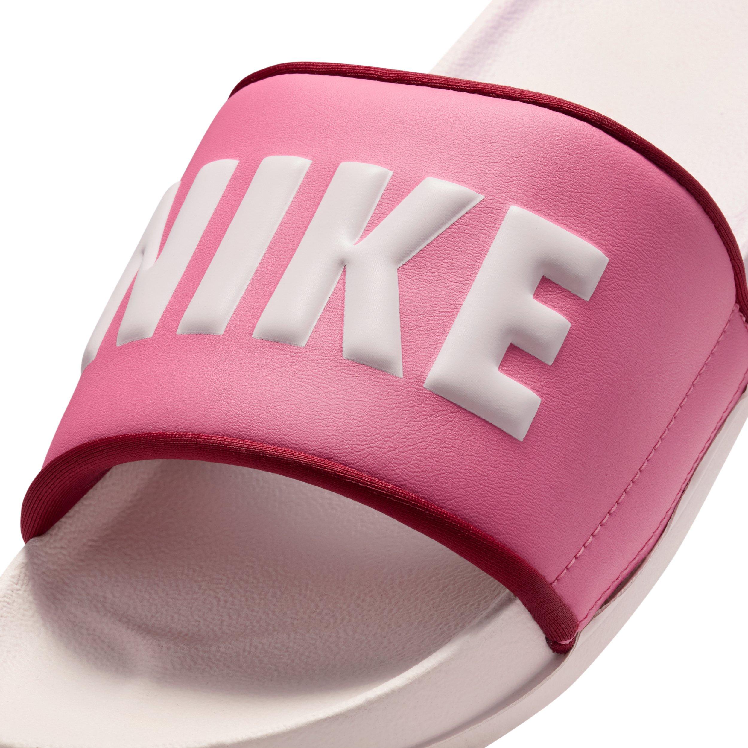 Nike Offcourt "Peony/Team Red/Pearl Pink" Women's Slide - PEONY/RED/PINK Thumbnail View 6