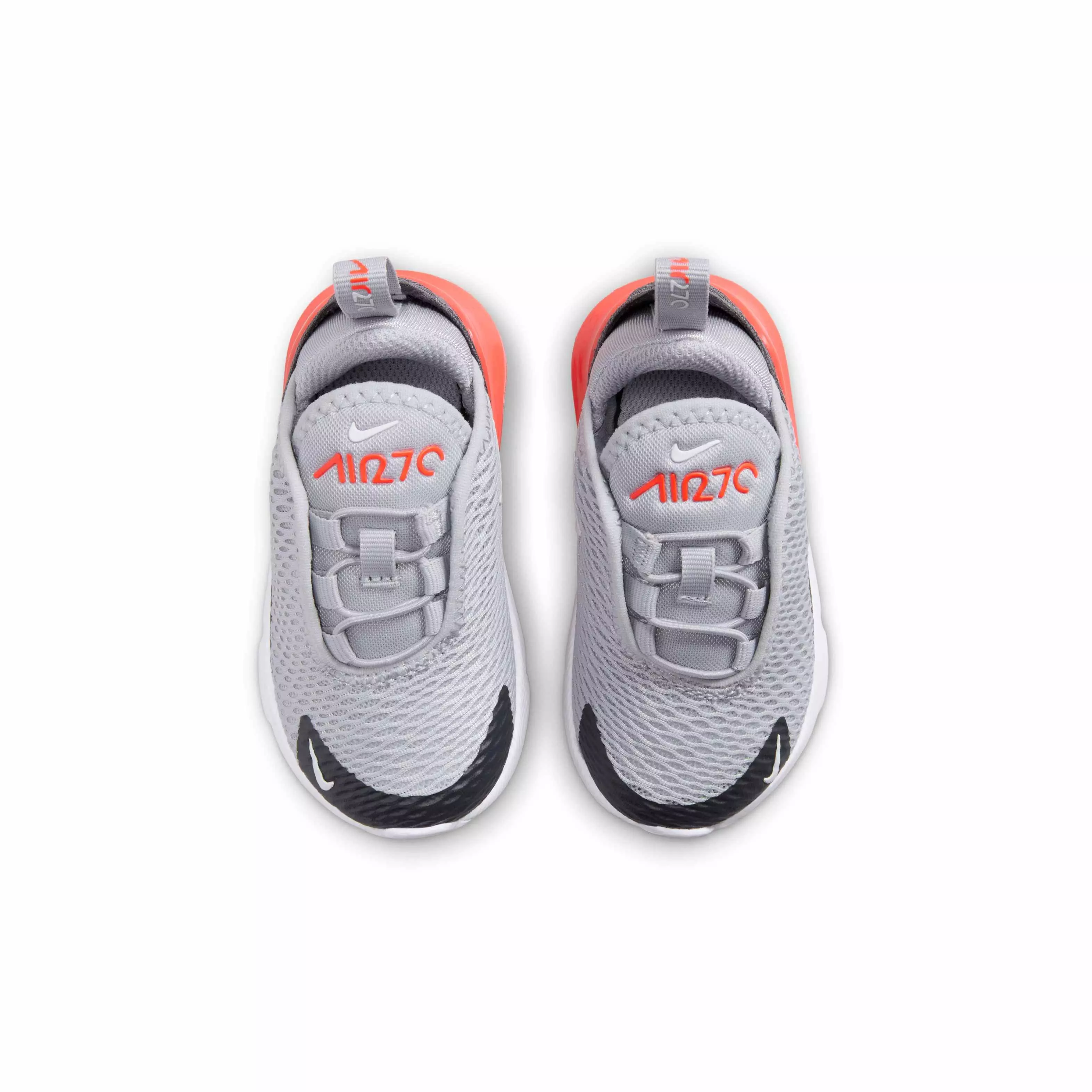 Nike Air Max 270 "Wolf Grey/Anthracite/Bright Crimson/White" Infant Boys' Shoe - GREY/ANTHRACITE/CRIMSON/WHITE