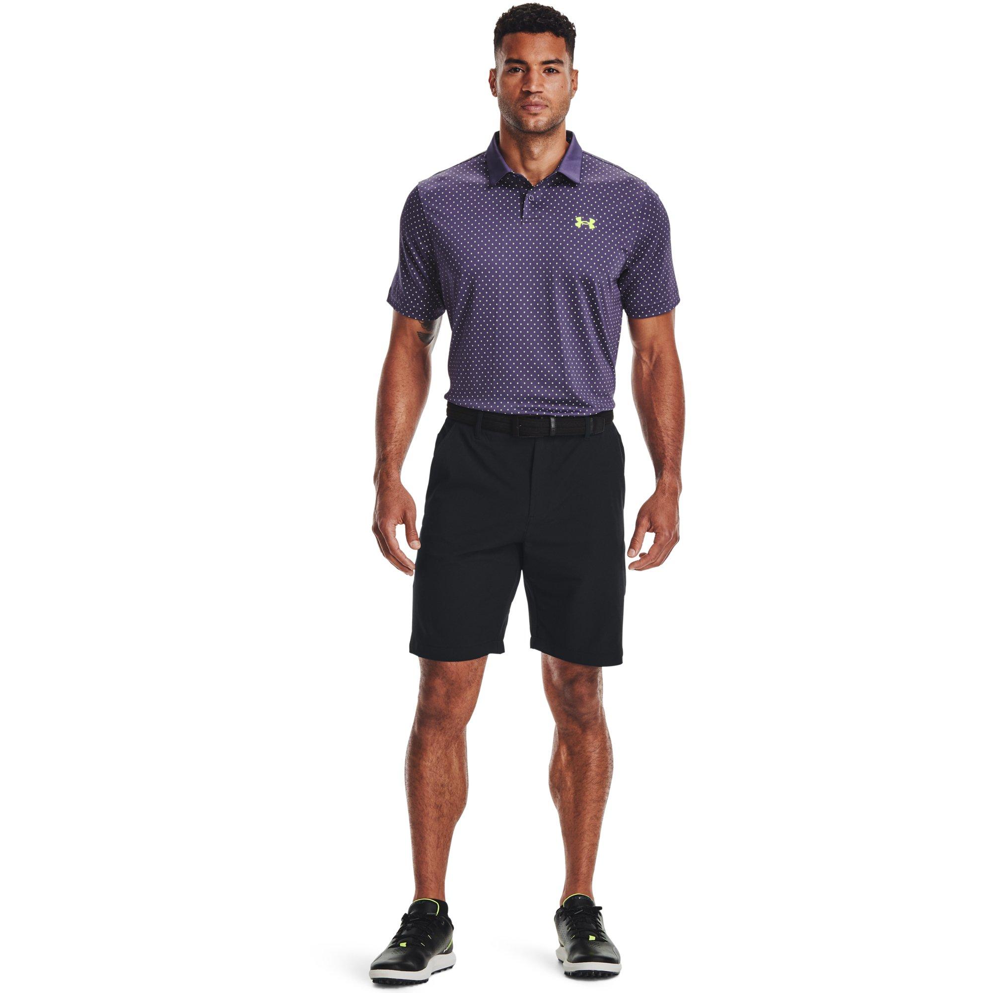 Under Armour Men's Black Drive Shorts - BLACK/GREY Thumbnail View 3
