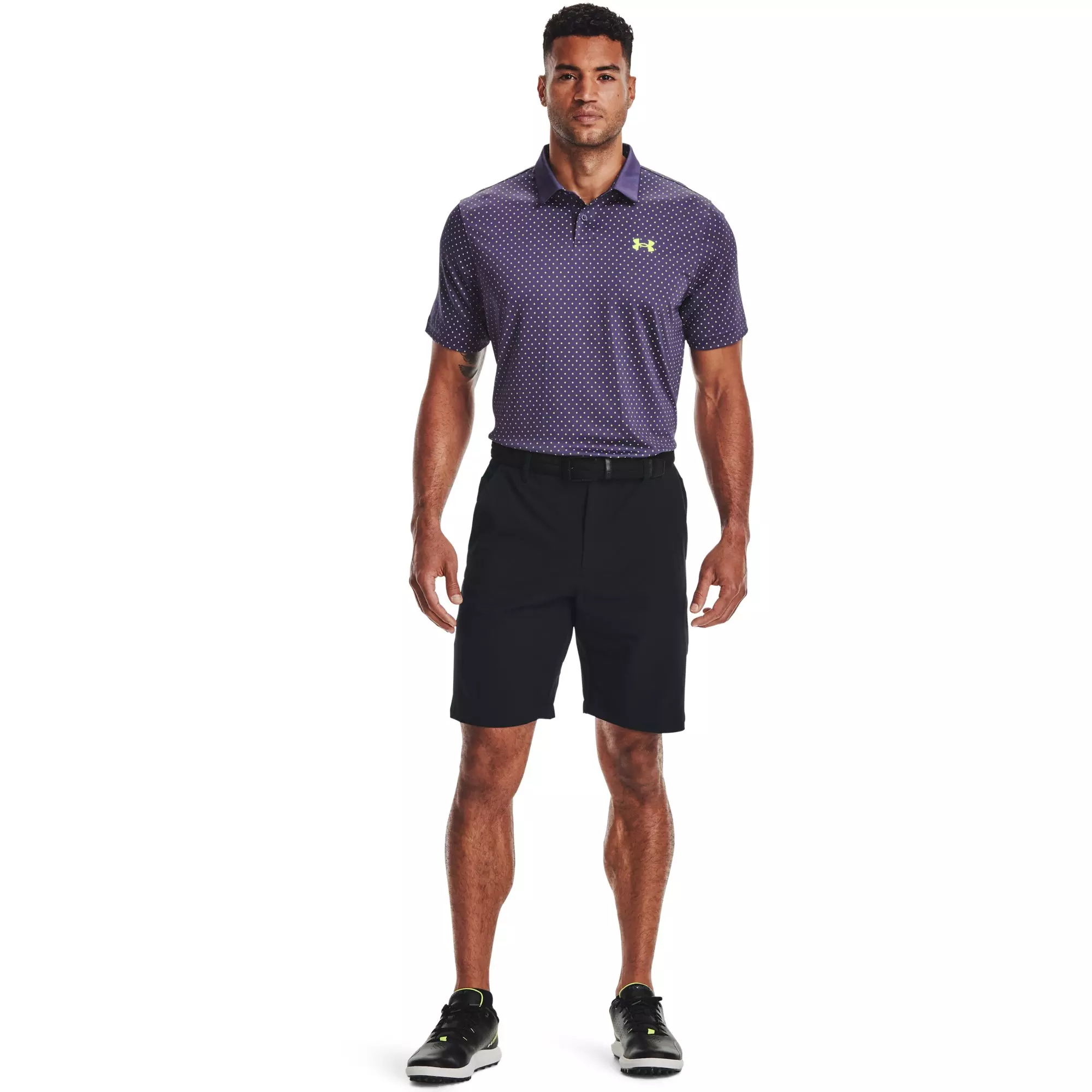 Under Armour Men's Black Drive Shorts - BLACK/GREY