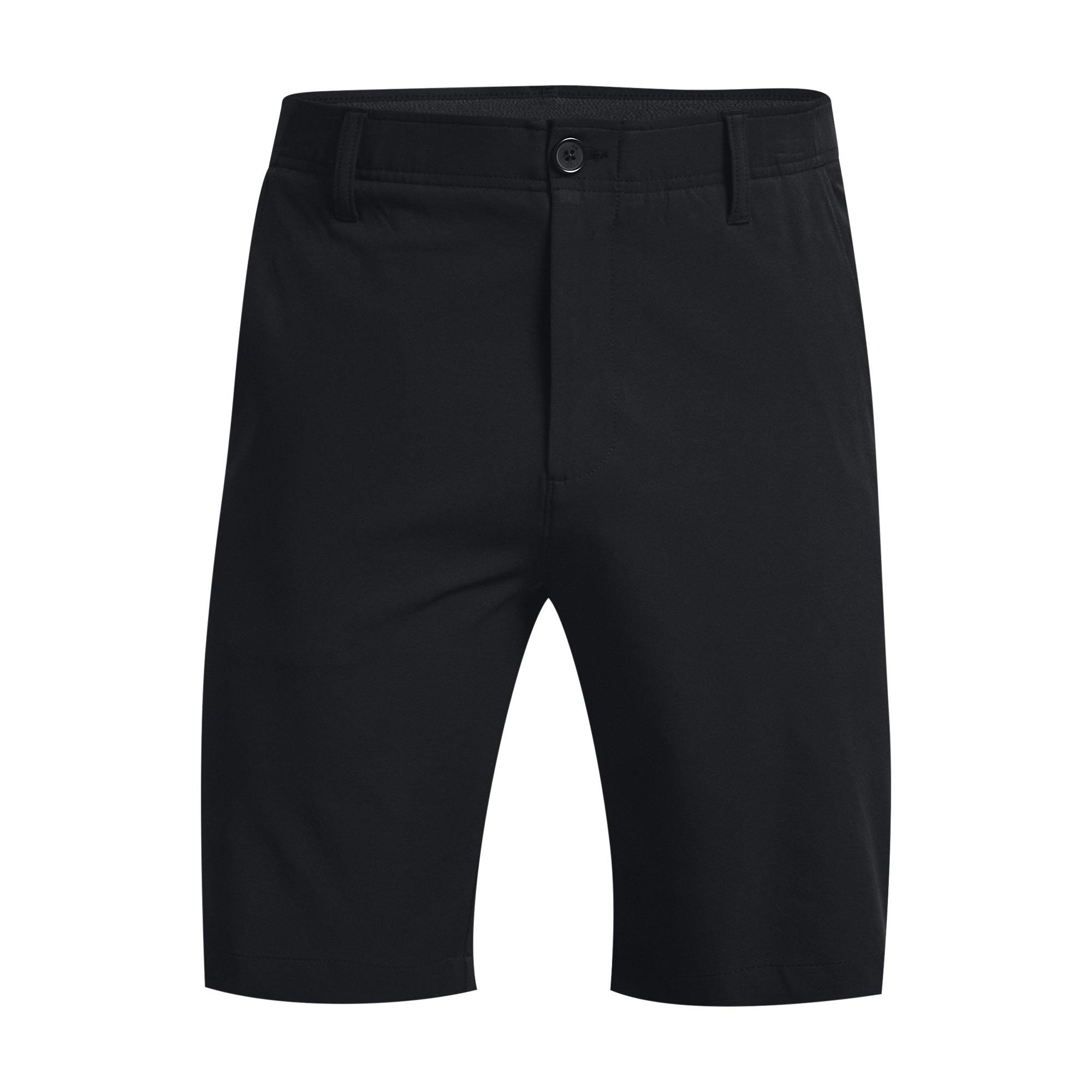 Under Armour Men's Black Drive Shorts - BLACK/GREY Thumbnail View 4