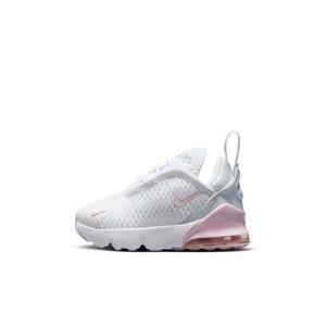 Nike Air Max 270 "White/Light Smoke Grey/Pink Foam" Infant Girls' Shoe