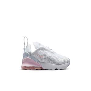 Nike Air Max 270 "White/Light Smoke Grey/Pink Foam" Infant Girls' Shoe
