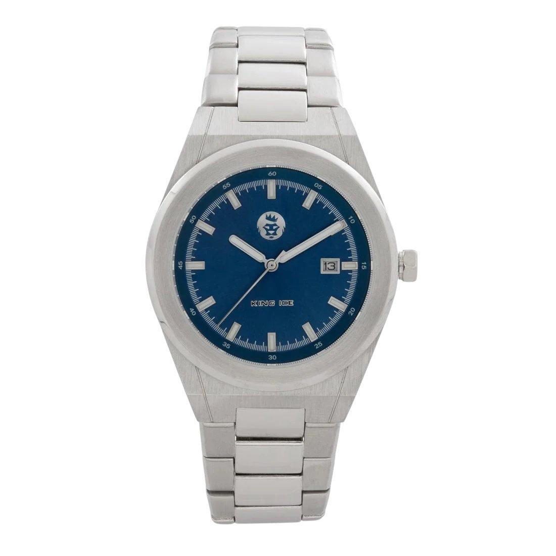 King Ice Artic I Watch - White Gold/Blue - WHITE GOLD/BLUE