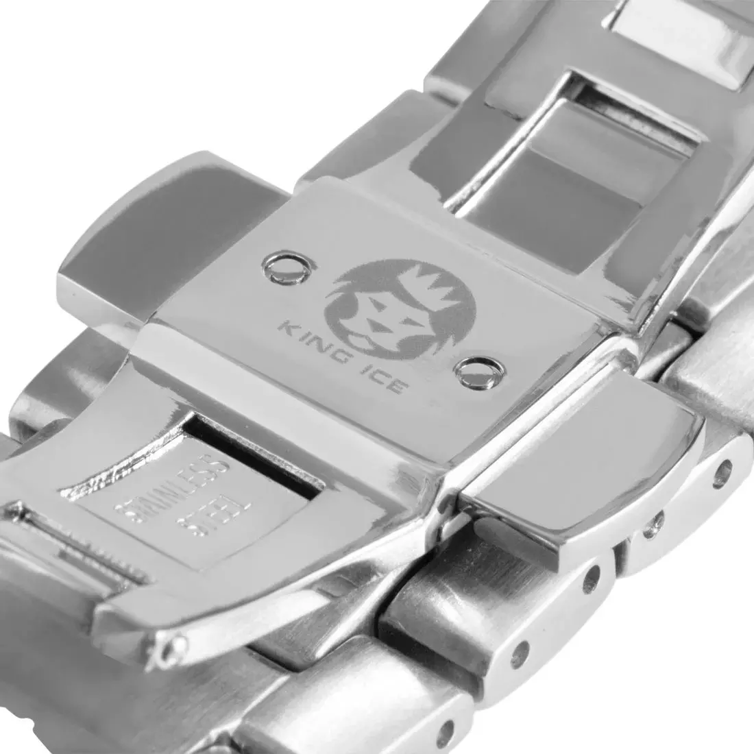 King Ice Artic I Watch - White Gold/Blue - WHITE GOLD/BLUE