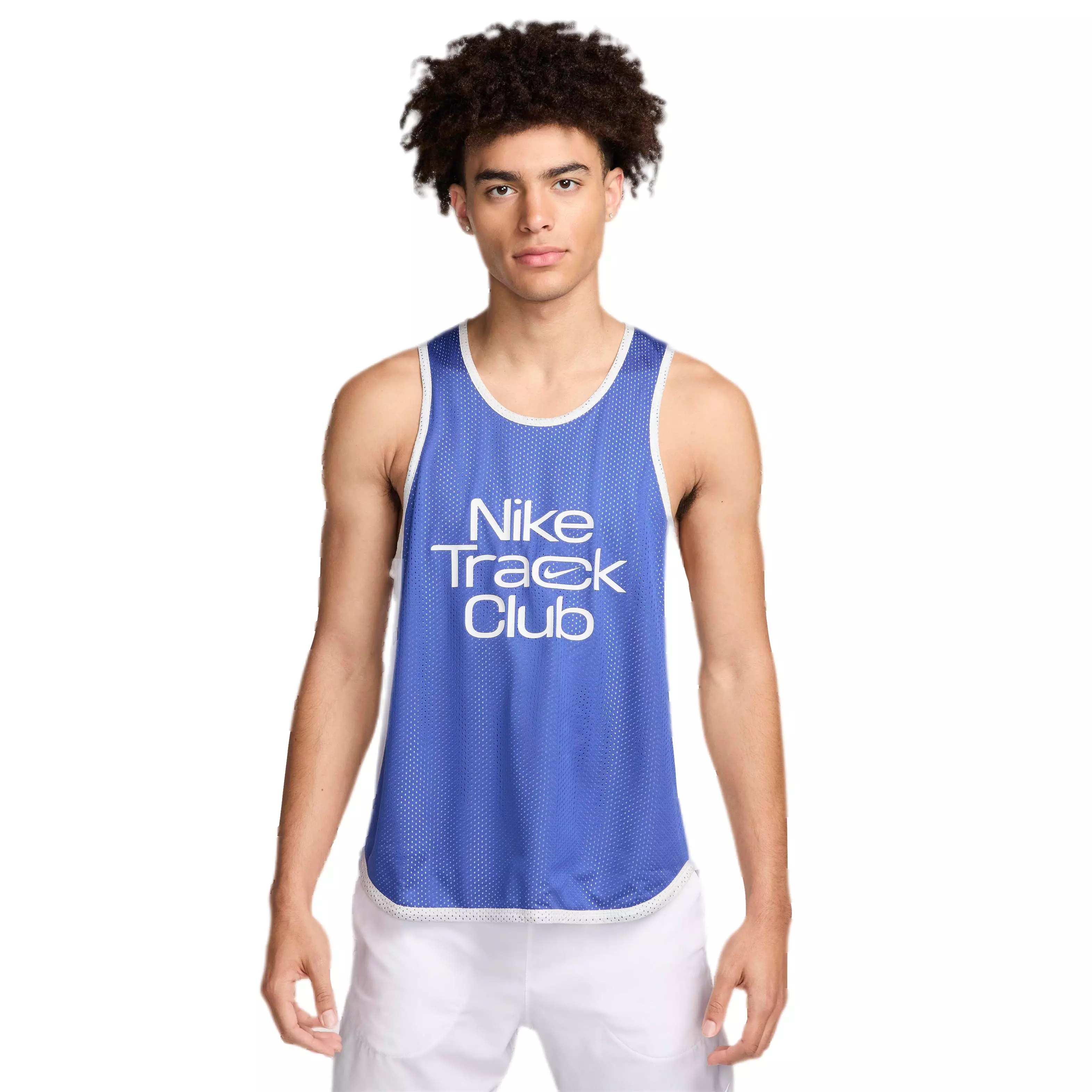 Nike Men's Track Club Dri-FIT Running Singlet - BLUE