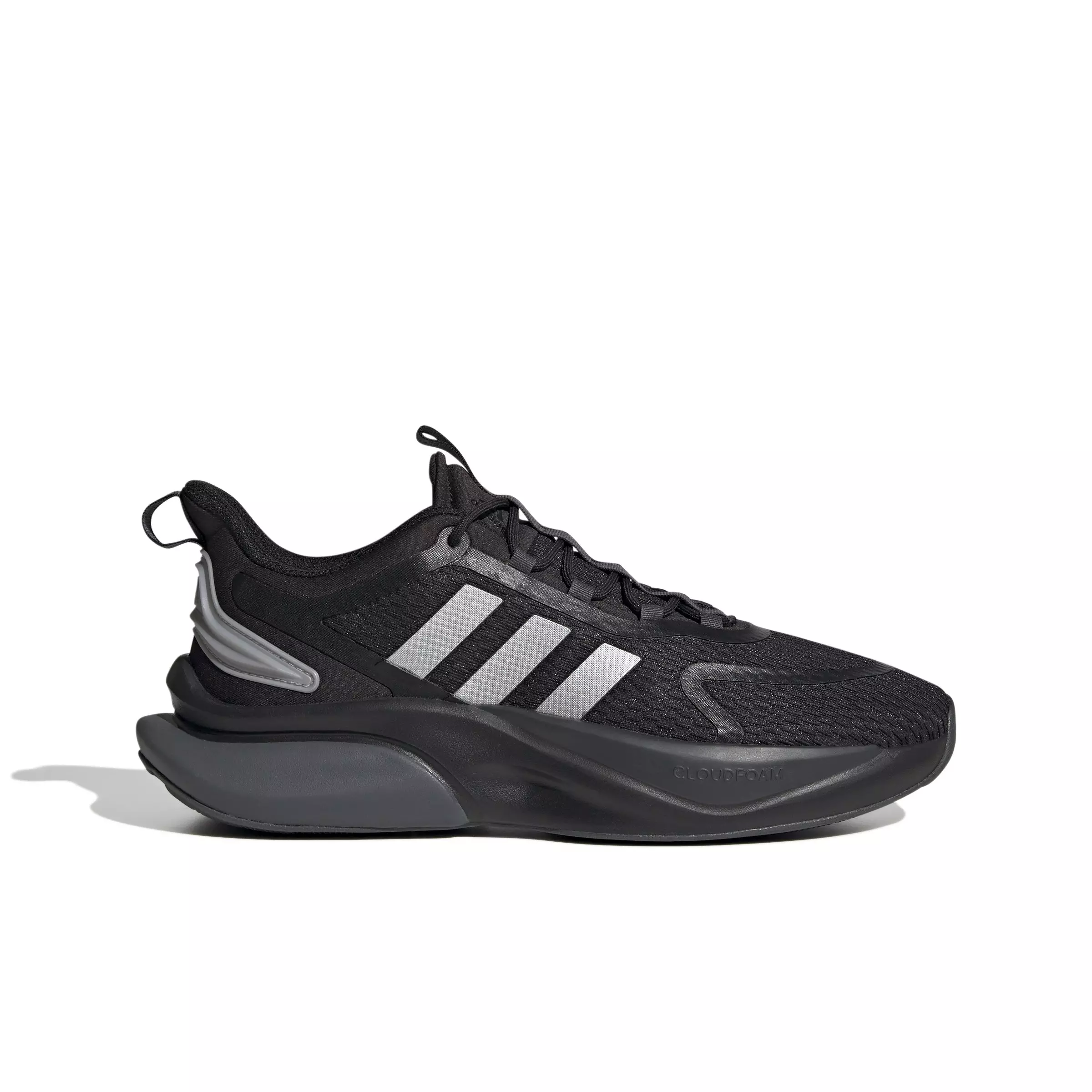 adidas Alphabounce+ Sustainable Bounce "Core Black/Silver Metallic/Grey Six" Men's Running Shoe - BLACK/SILVER/GREY