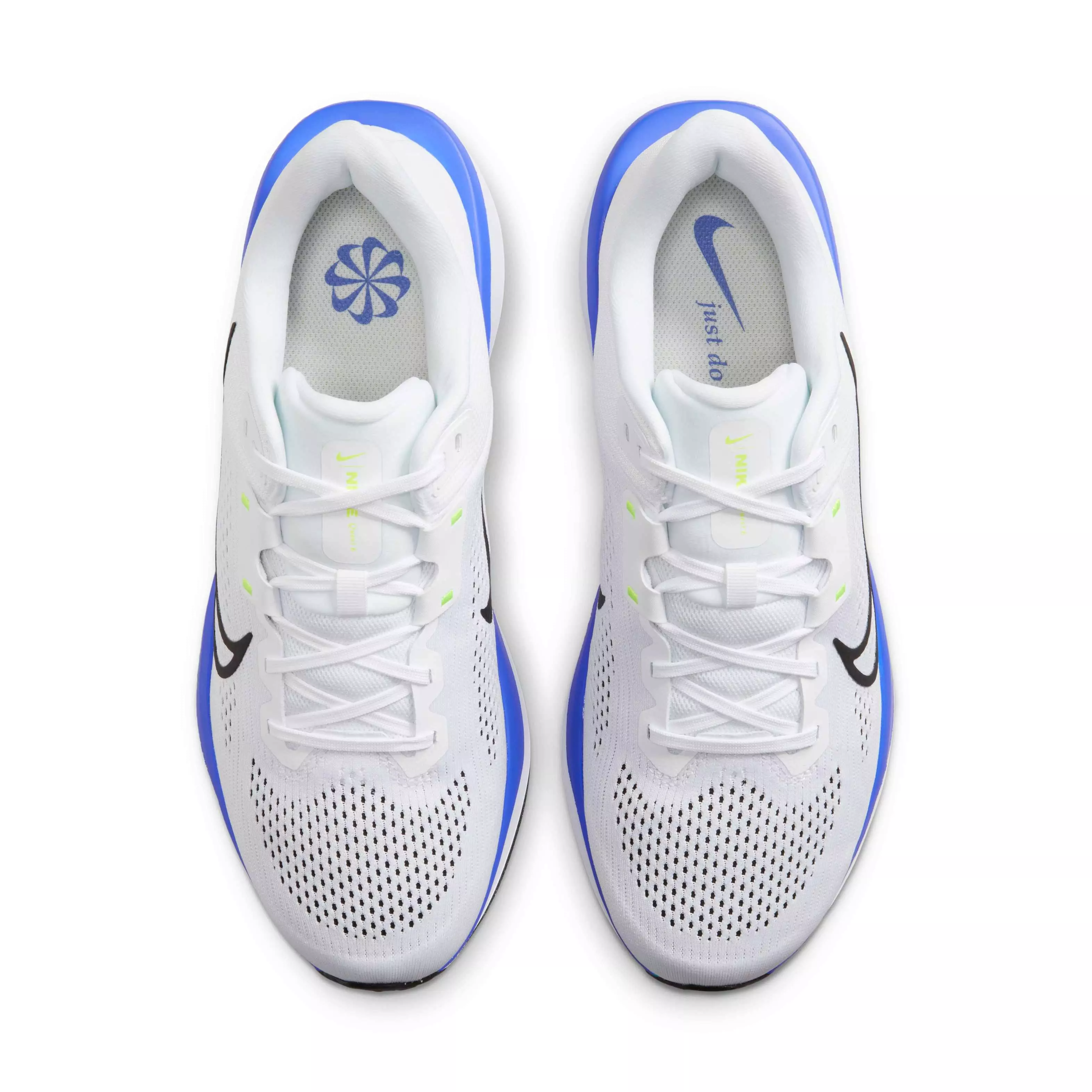 Nike Quest 6 "White/Hyper Royal/Volt/Black" Men's Running Shoe - WHITE/ROYAL/VOLT/BLACK