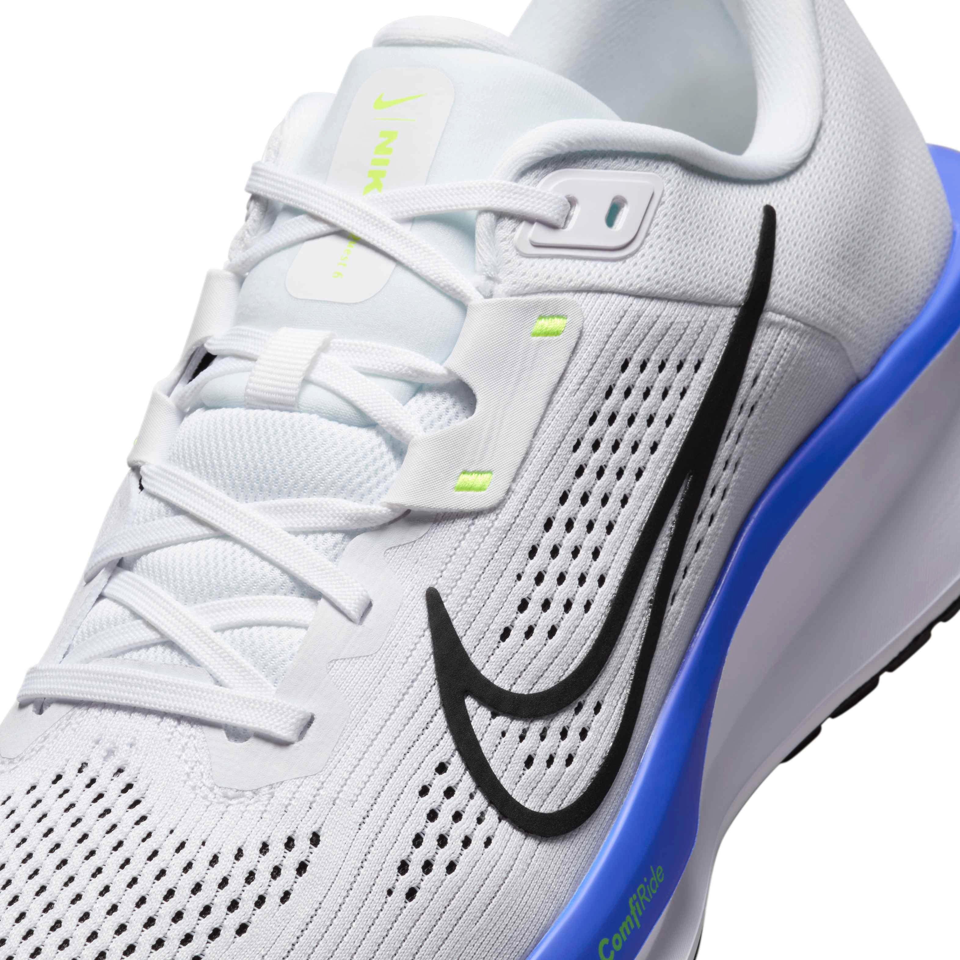 Nike Quest 6 "White/Hyper Royal/Volt/Black" Men's Running Shoe - WHITE/ROYAL/VOLT/BLACK Thumbnail View 7