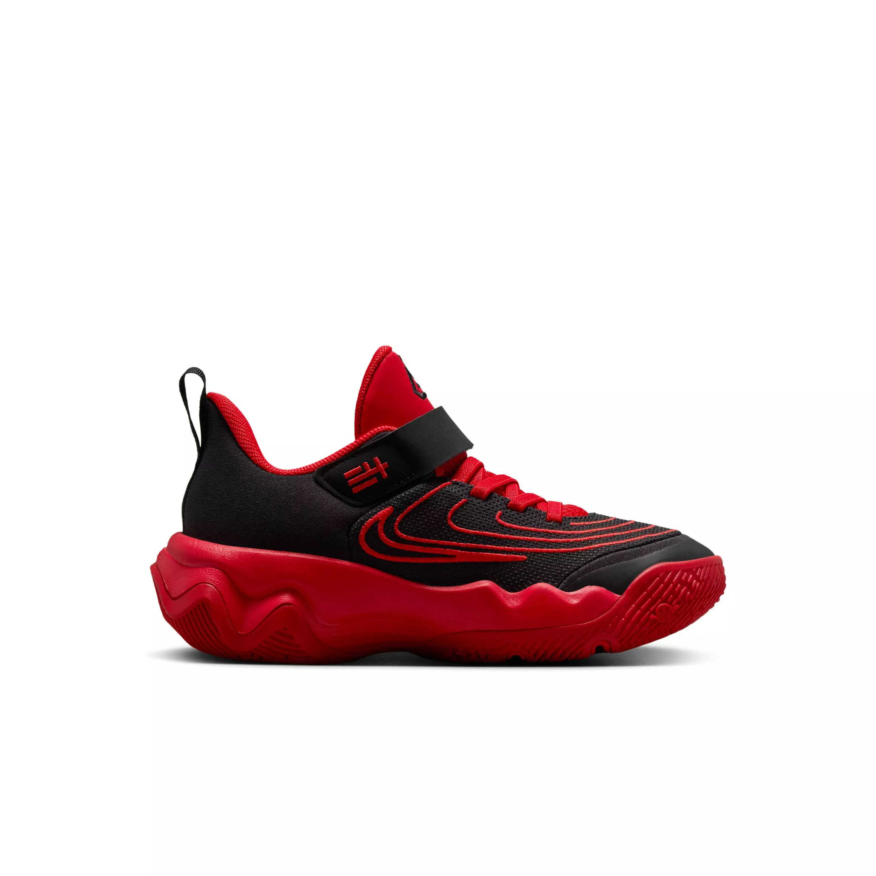 Nike Giannis Immortality 4 "Black/University Red/Team Red" Preschool Boys' Basketball Shoe - BLACK/RED/RED