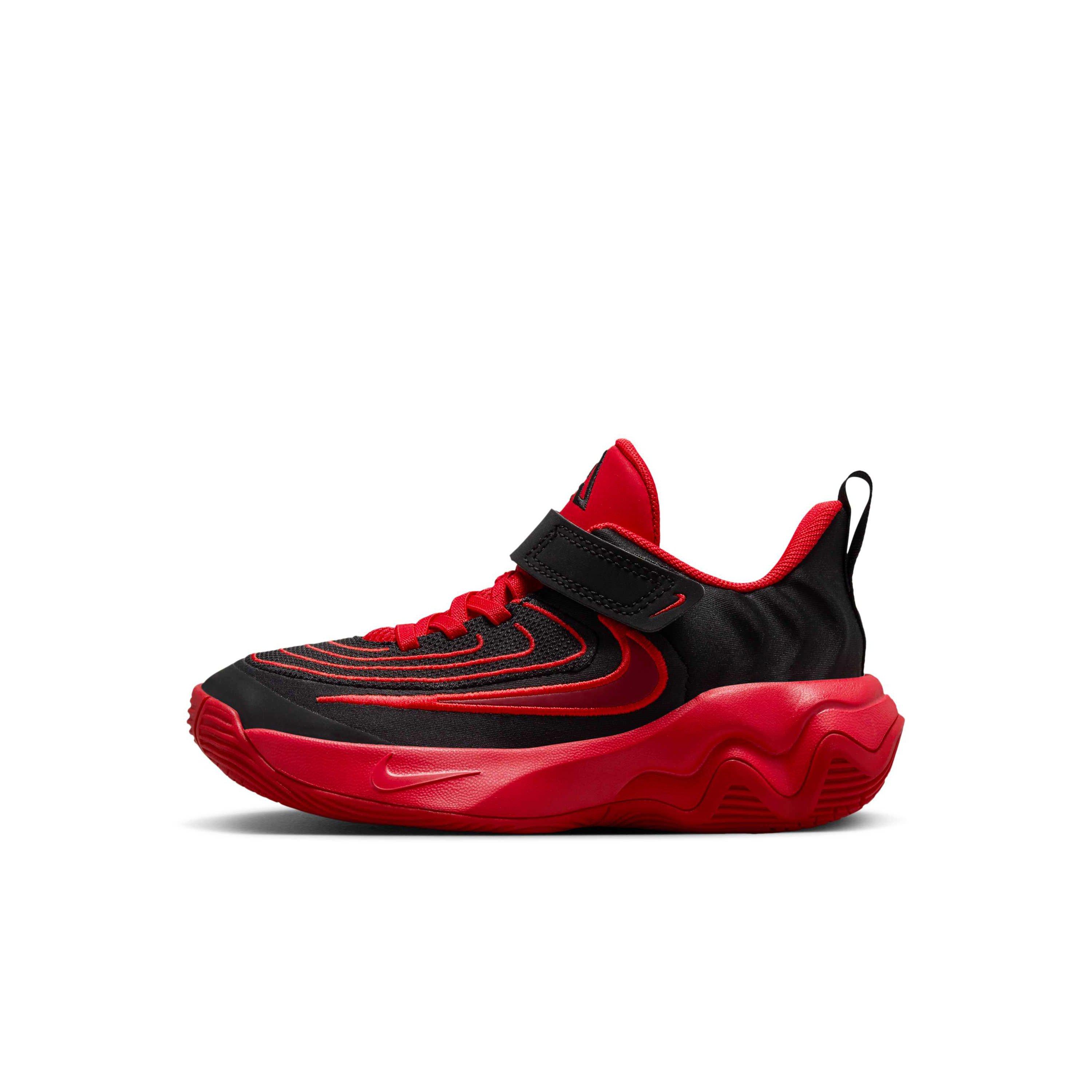 Nike Giannis Immortality 4 Preschool Boys' "Black/University Red/Team Red" Basketball Shoe