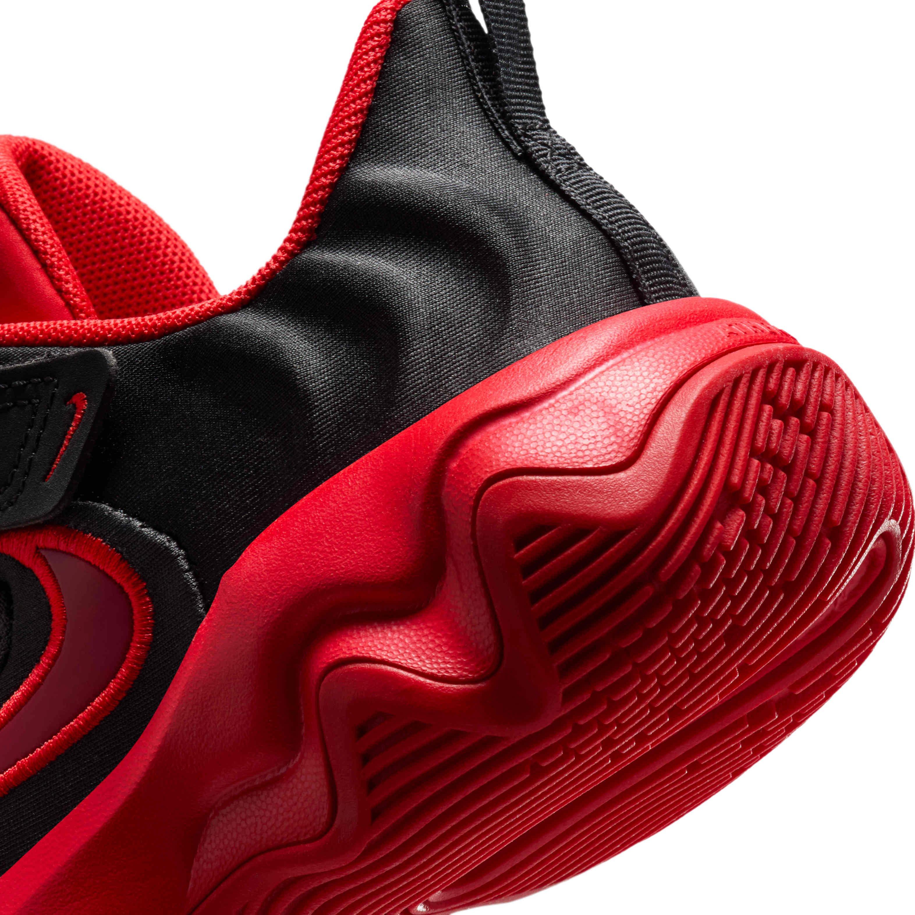 Nike Giannis Immortality 4 Preschool Boys' "Black/University Red/Team Red" Basketball Shoe