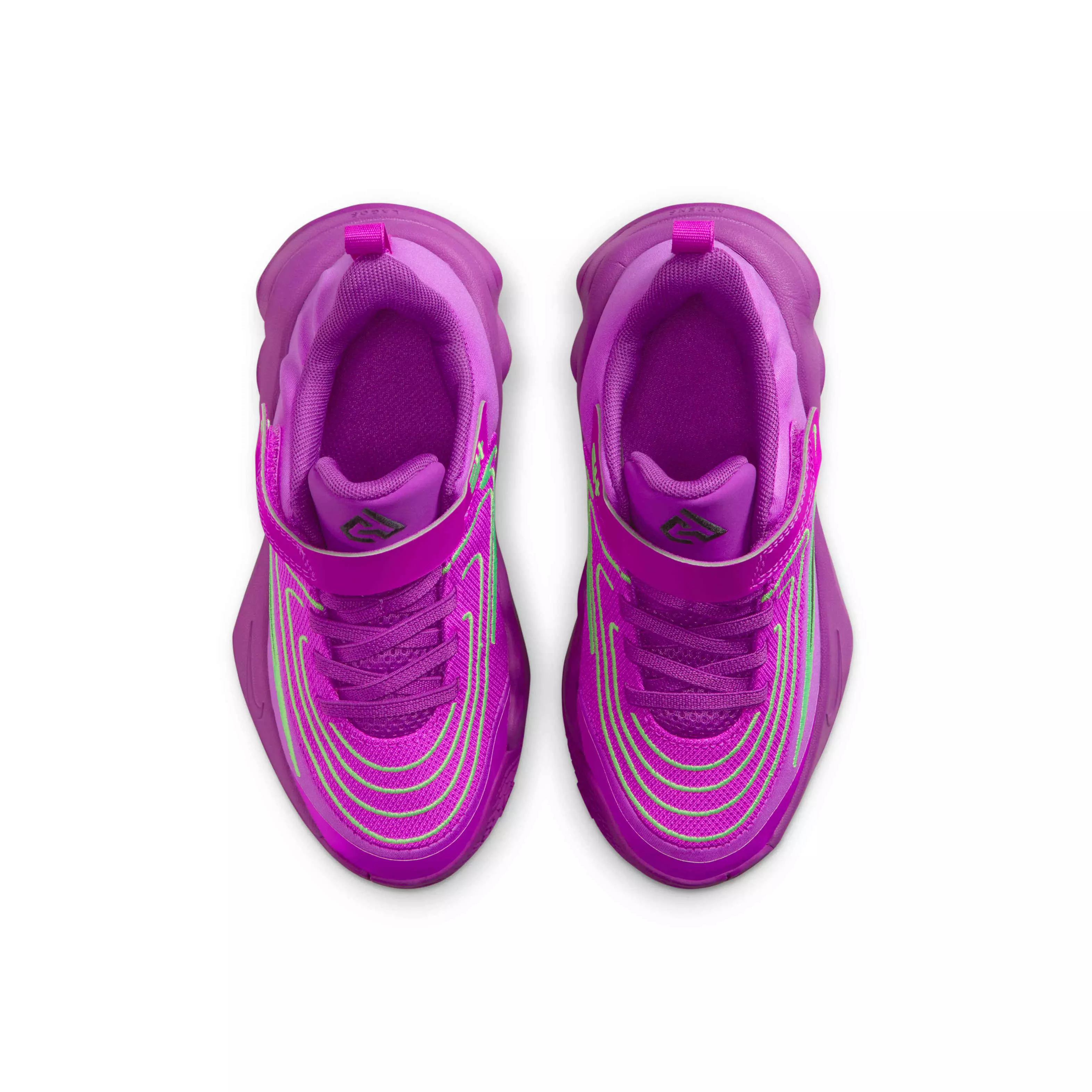 Nike Giannis Immortality 4 "Berry/Green Strike/Hyper Violet/Black" Preschool Boys' Basketball Shoe - BERRY/GREEN/VIOLET/BLACK