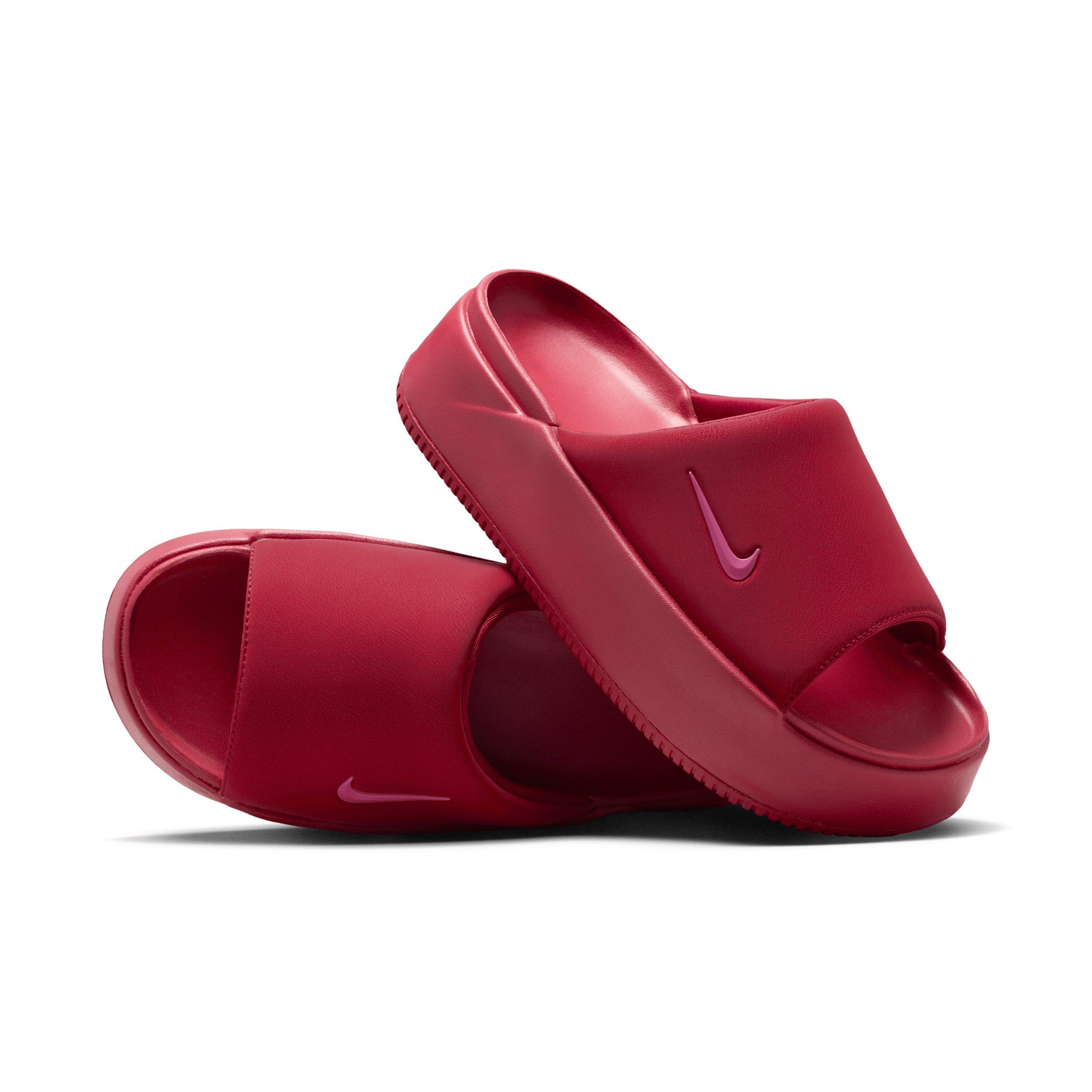 Nike Calm Elevation "Team Crimson/Peony" Women's Slide - CRIMSON/PEONY Thumbnail View 3