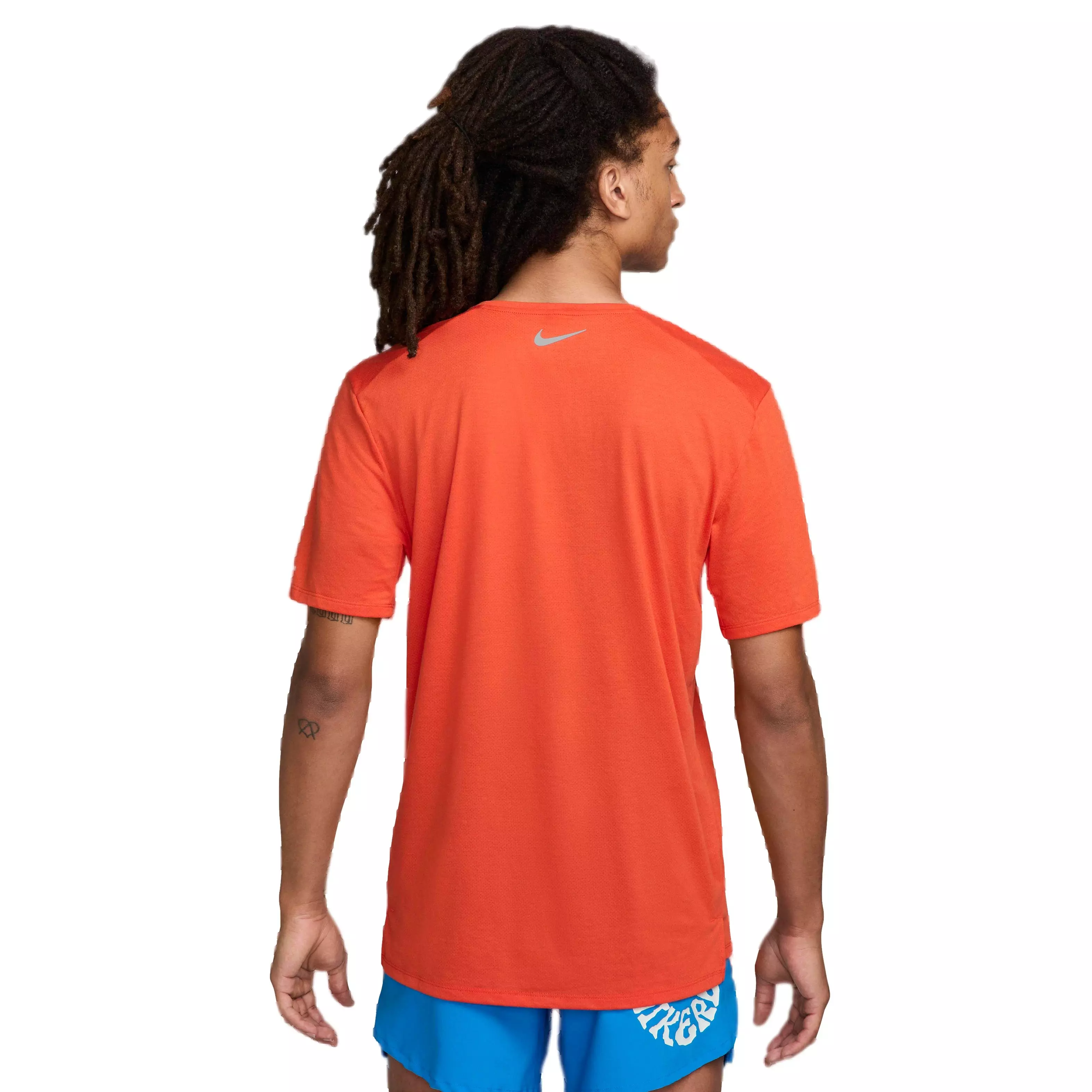 Nike Men's Rise 365 Run Energy Dri-FIT Short-Sleeve Running Top - ORANGE