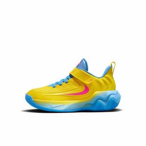 Nike Giannis Immortality 4 "Lightning/University Blue/Hyper Pink" Preschool Boys' Basketball Shoe