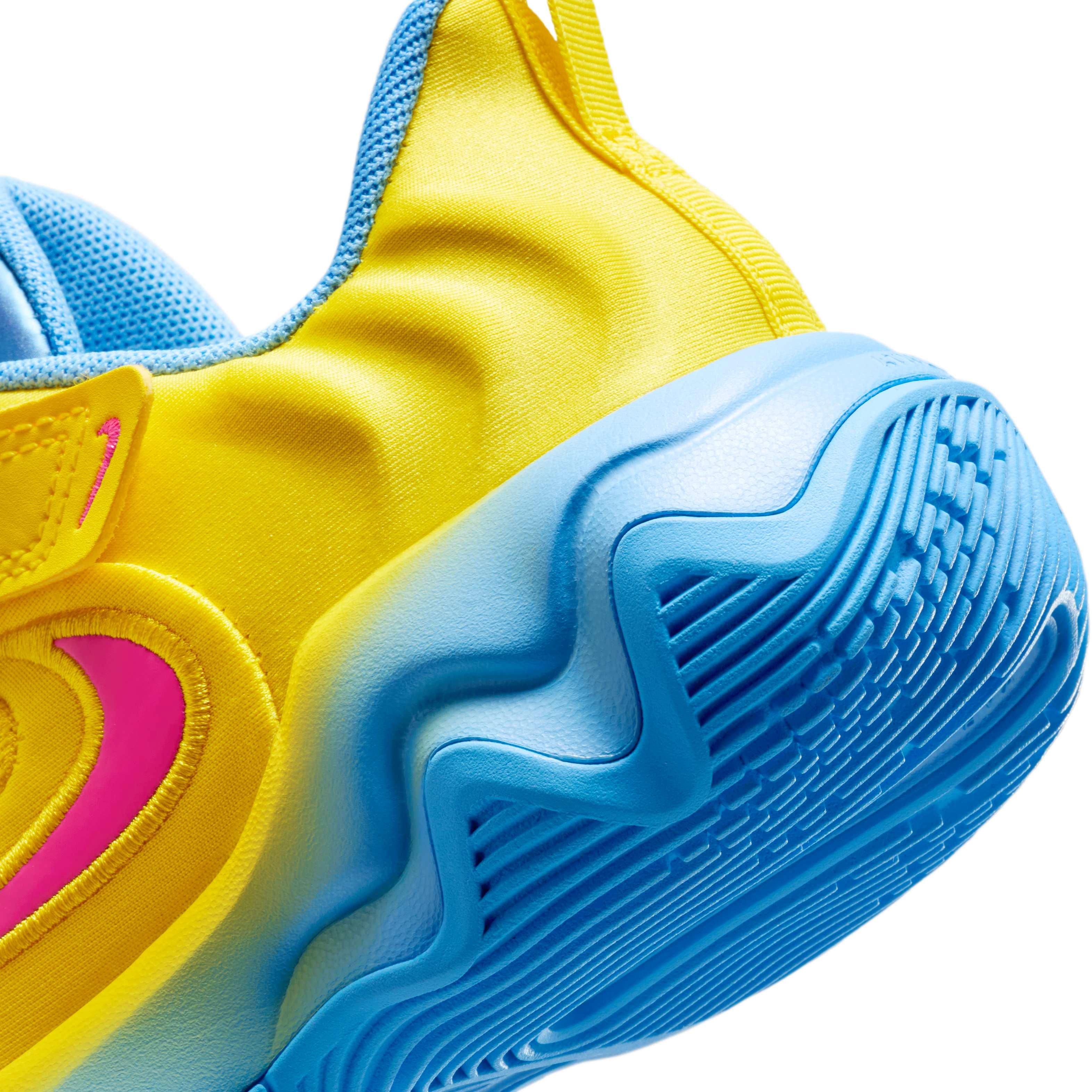 Nike Giannis Immortality 4 Preschool Boys' "Lightning/University Blue/Hyper Pink" Basketball Shoe