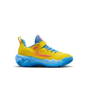 Nike Giannis Immortality 4 "Lightning/University Blue/Hyper Pink" Preschool Boys' Basketball Shoe