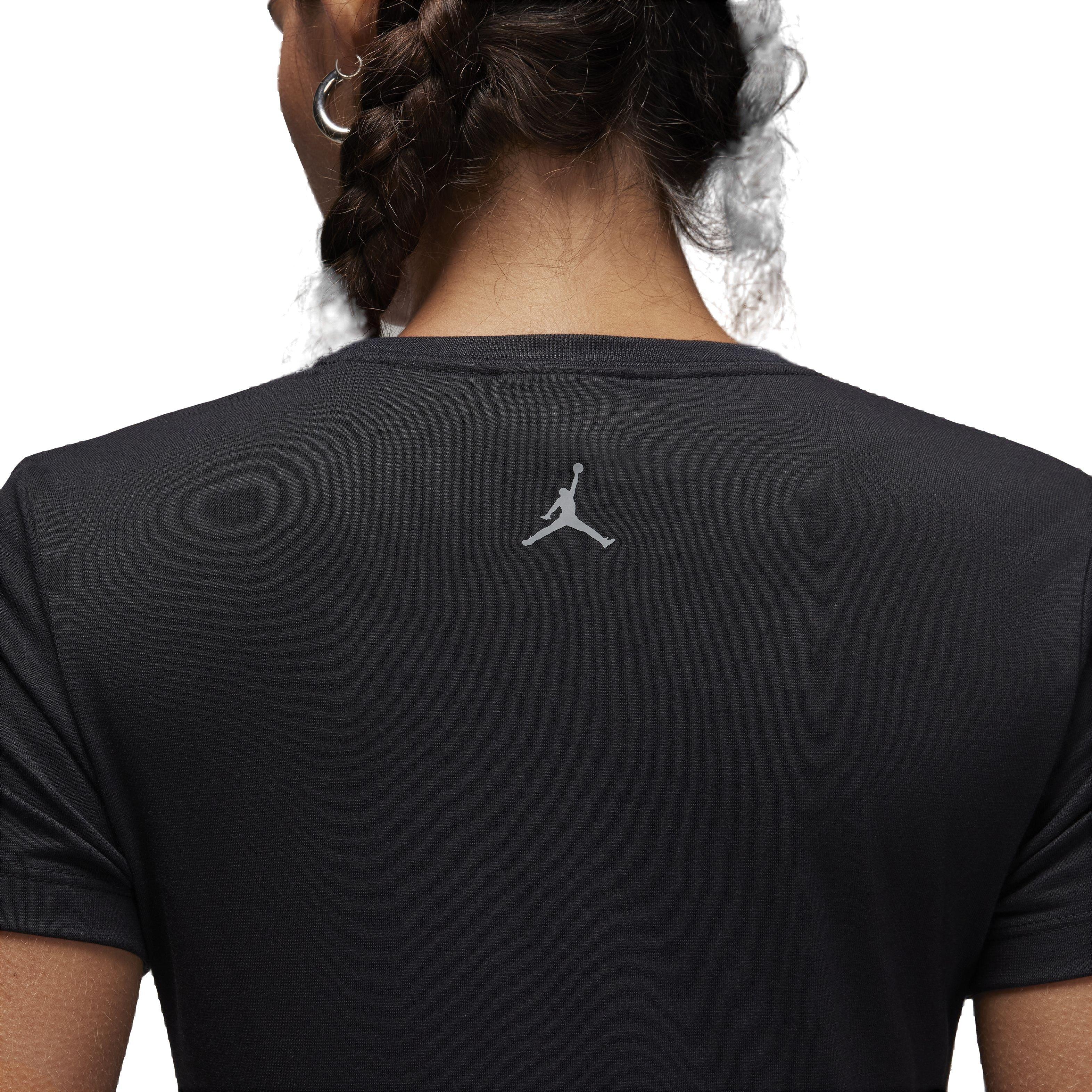 Jordan Women's Slim Graphic T-Shirt - BLACK Thumbnail View 4