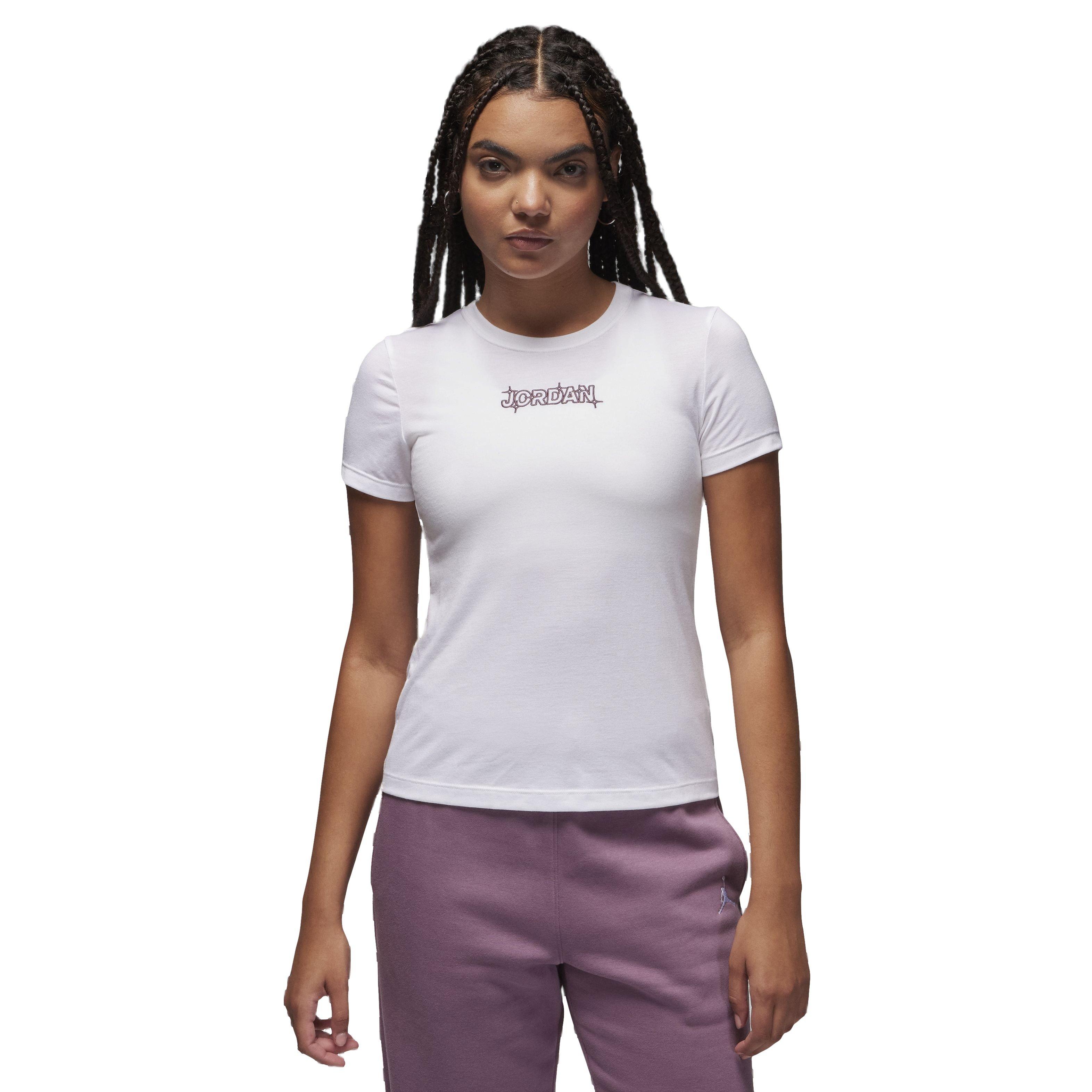 Jordan Women's Slim Graphic T-Shirt - WHITE Thumbnail View 1
