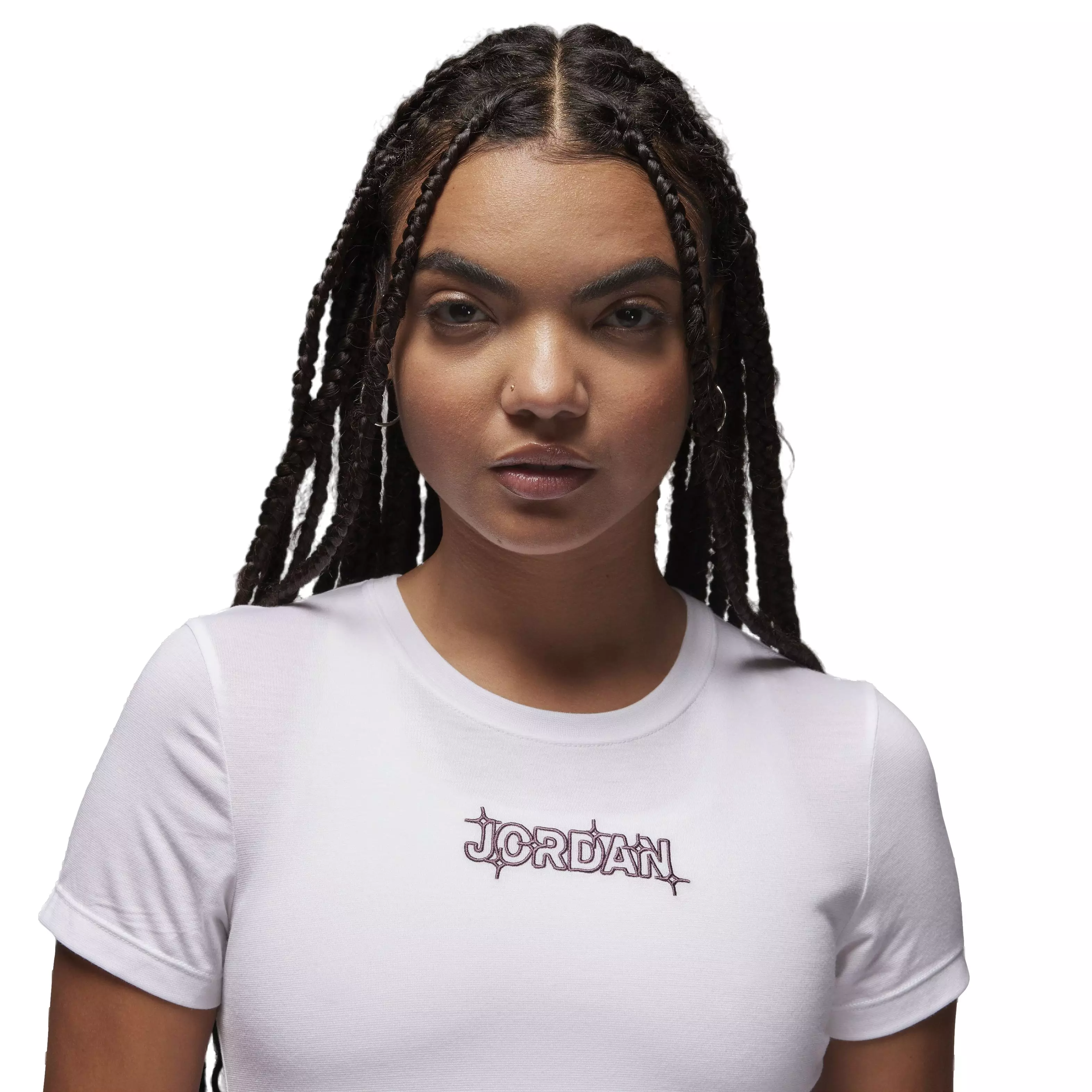 Jordan Women's Slim Graphic T-Shirt - WHITE