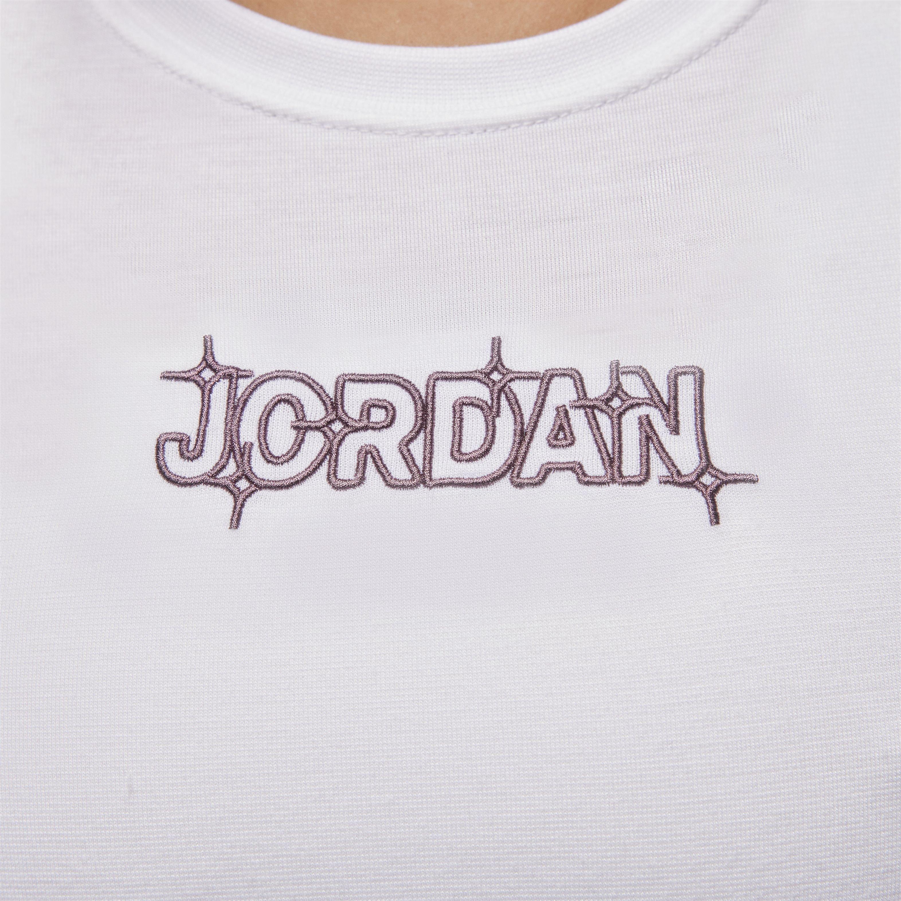 Jordan Women's Slim Graphic T-Shirt - WHITE Thumbnail View 4