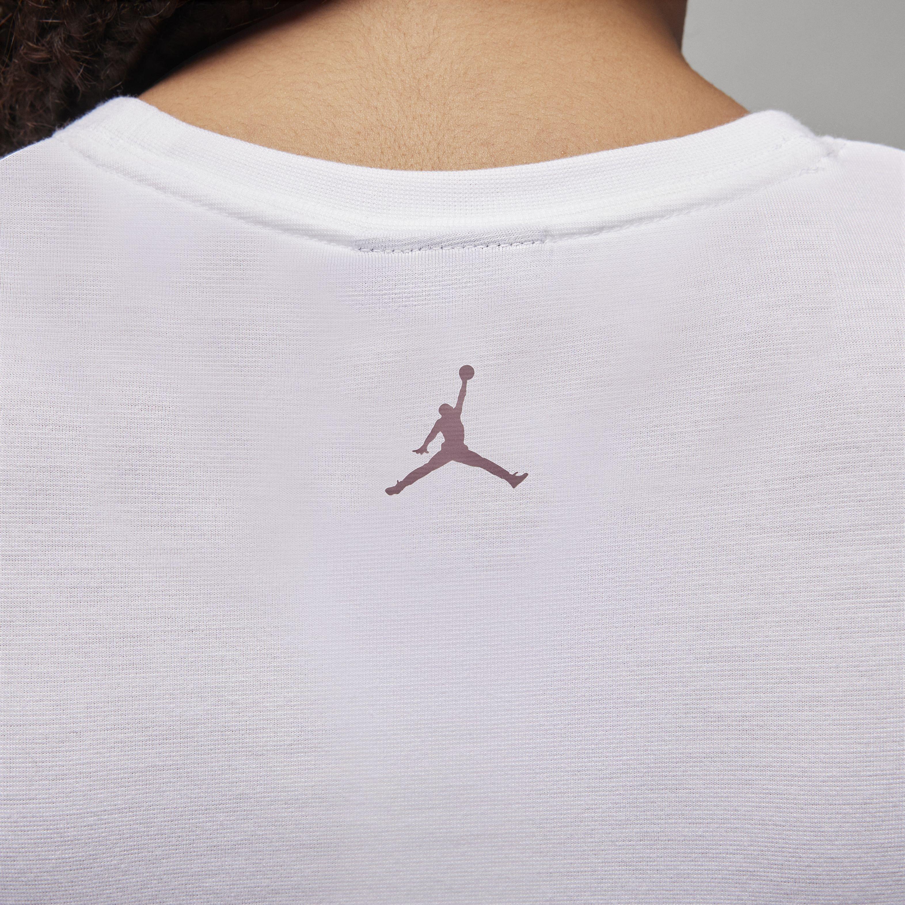 Jordan Women's Slim Graphic T-Shirt - WHITE Thumbnail View 5