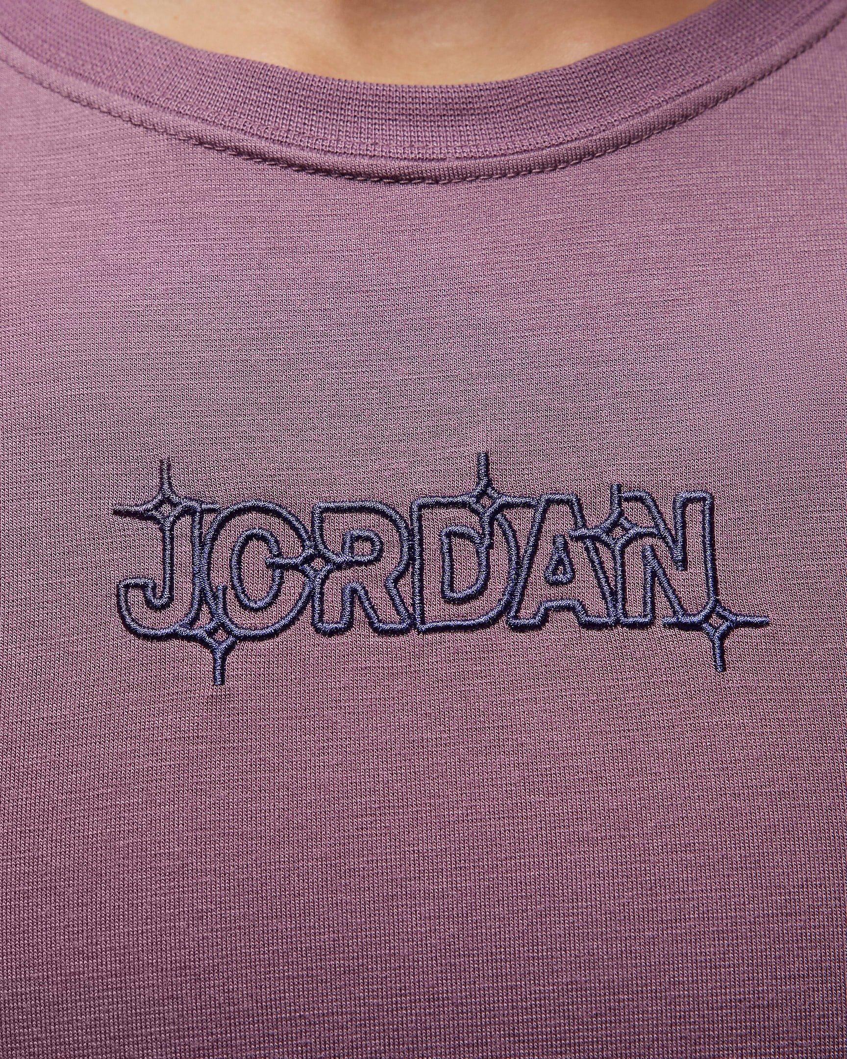 Jordan Women's Slim Graphic T-Shirt - PURPLE Thumbnail View 4