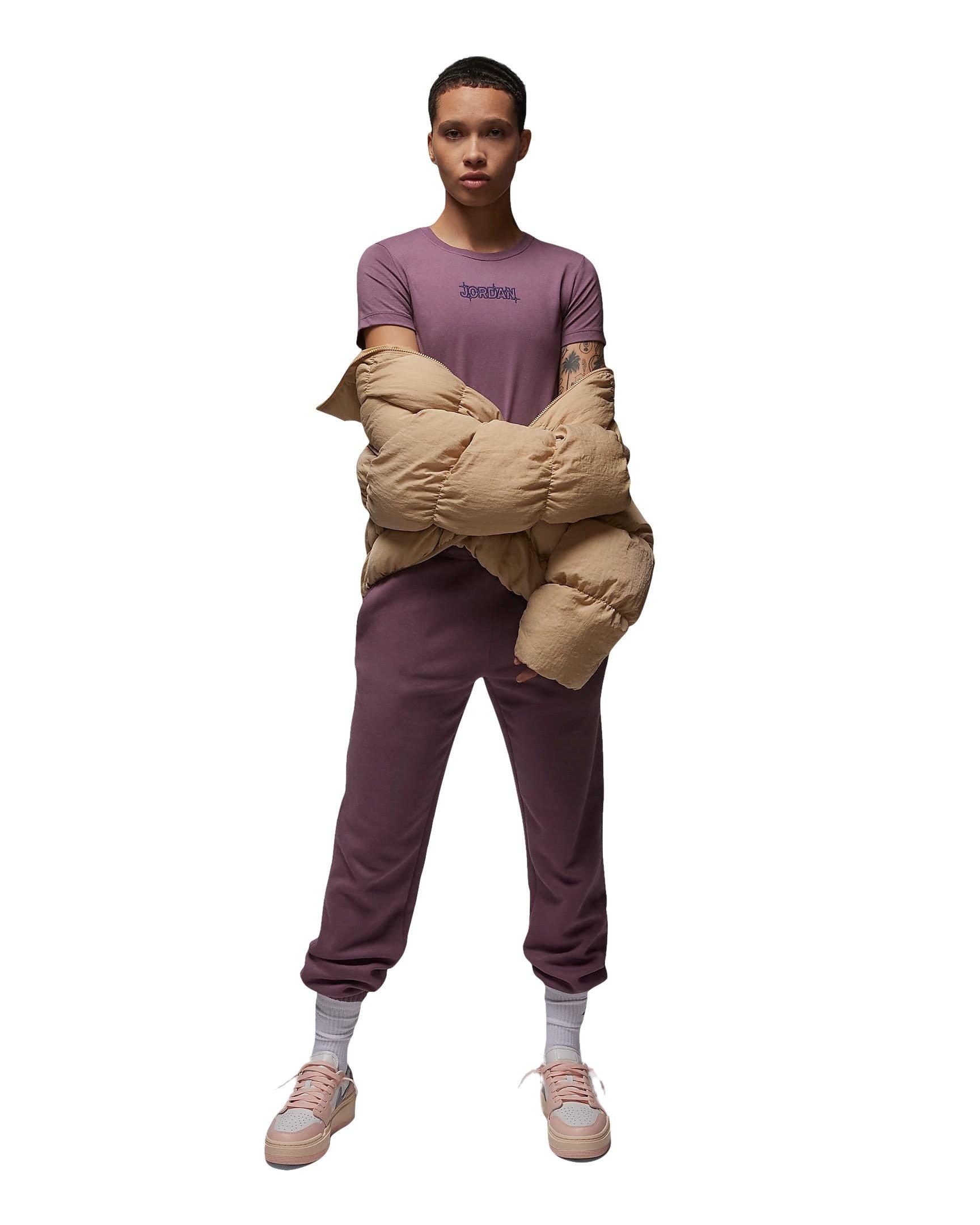 Jordan Women's Slim Graphic T-Shirt - PURPLE Thumbnail View 6