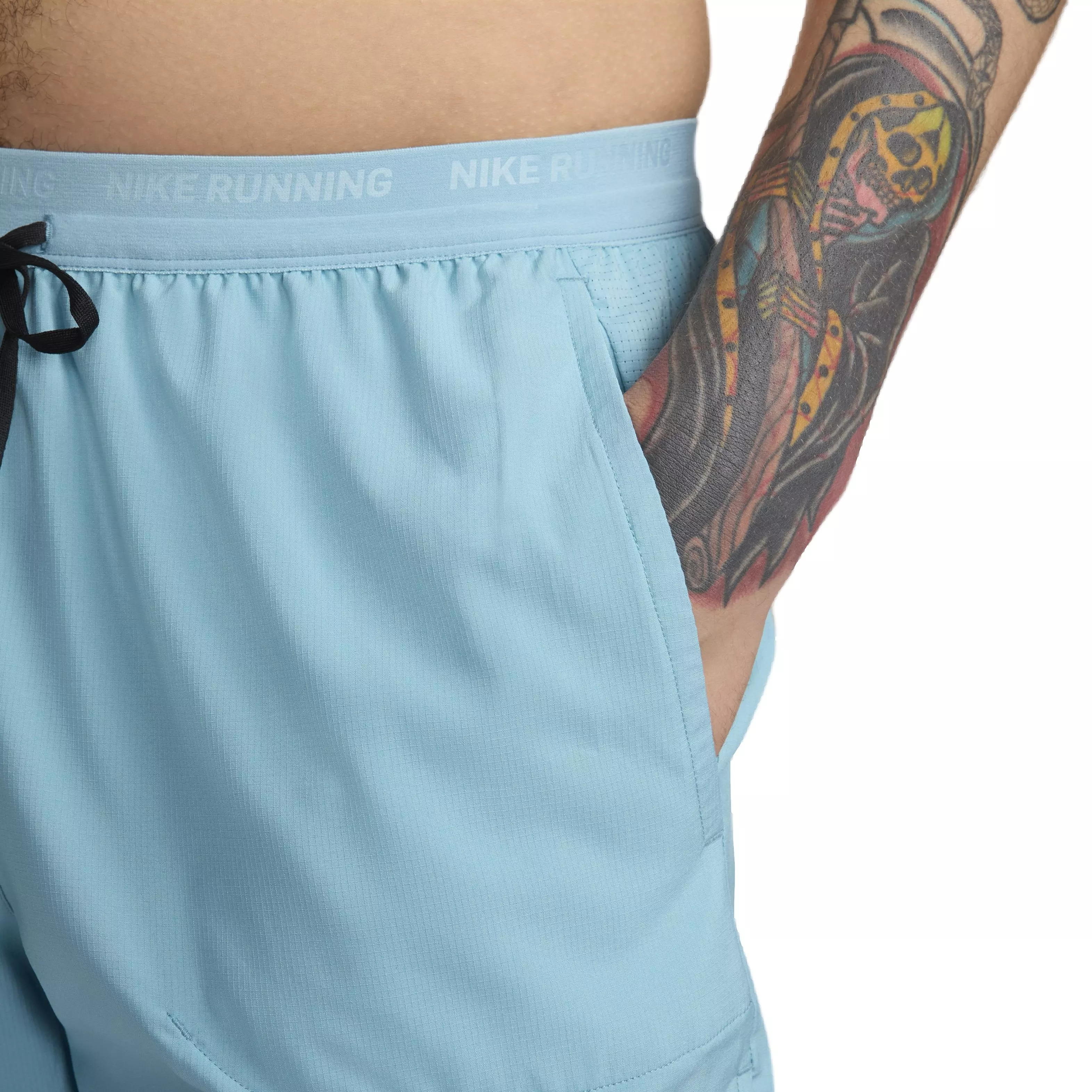 Nike Men's Dri-FIT Stride 5" Brief-Lined Running Shorts - BLUE