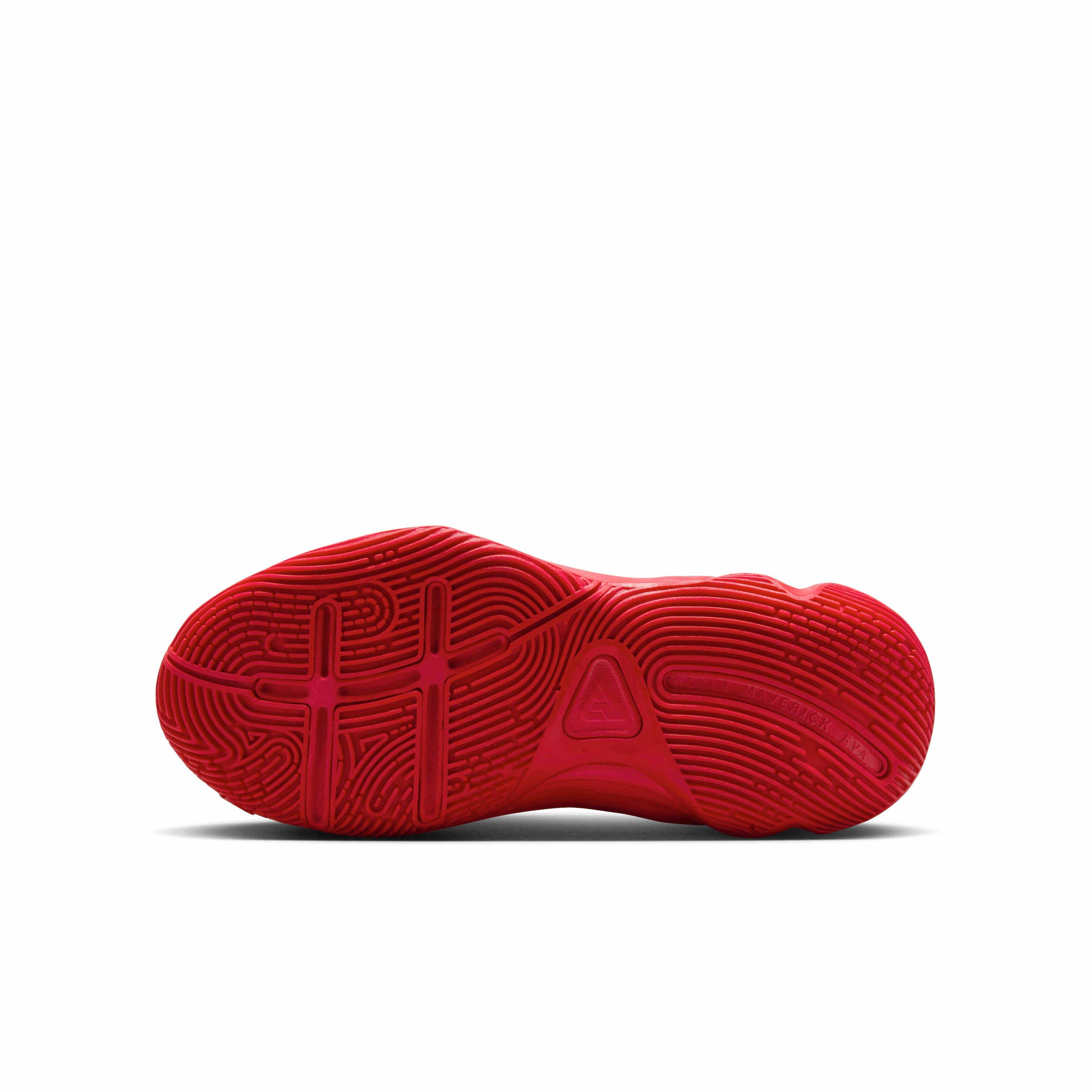 Nike Giannis Immortality 4 Grade School Boys' "Black/University Red/Team Red" Basketball Shoe