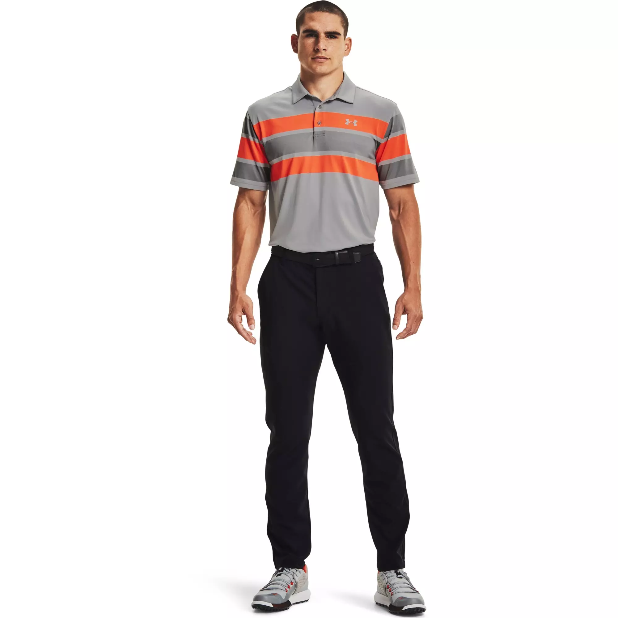 Under Armour Men's "Black/Grey" Drive Tapered Pants - BLACK/GREY