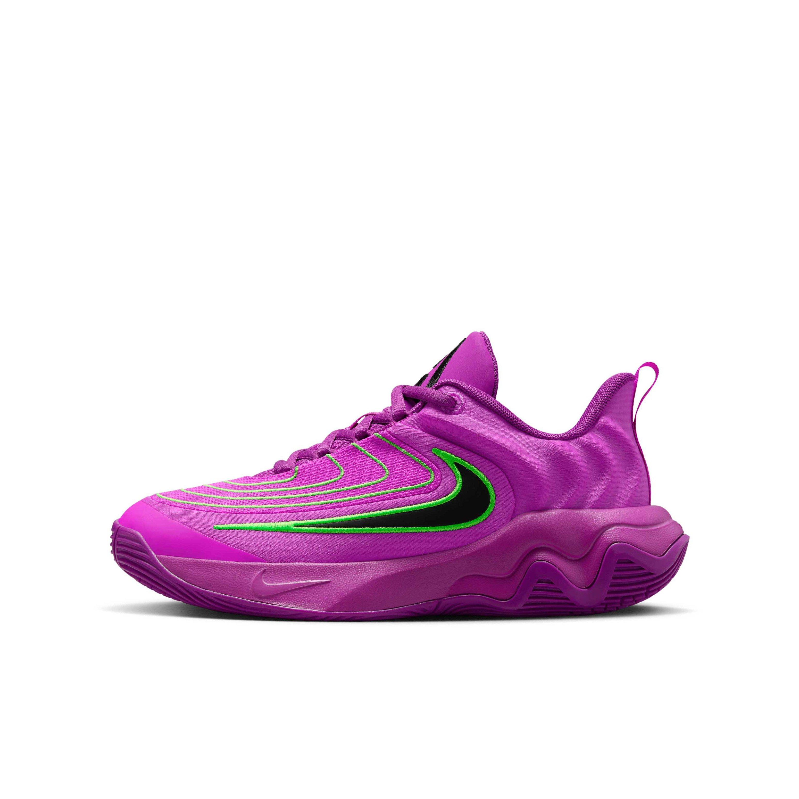Nike Giannis Immortality 4 Grade School Boys' "Berry/Green Strike/Violet/Black" Basketball Shoe