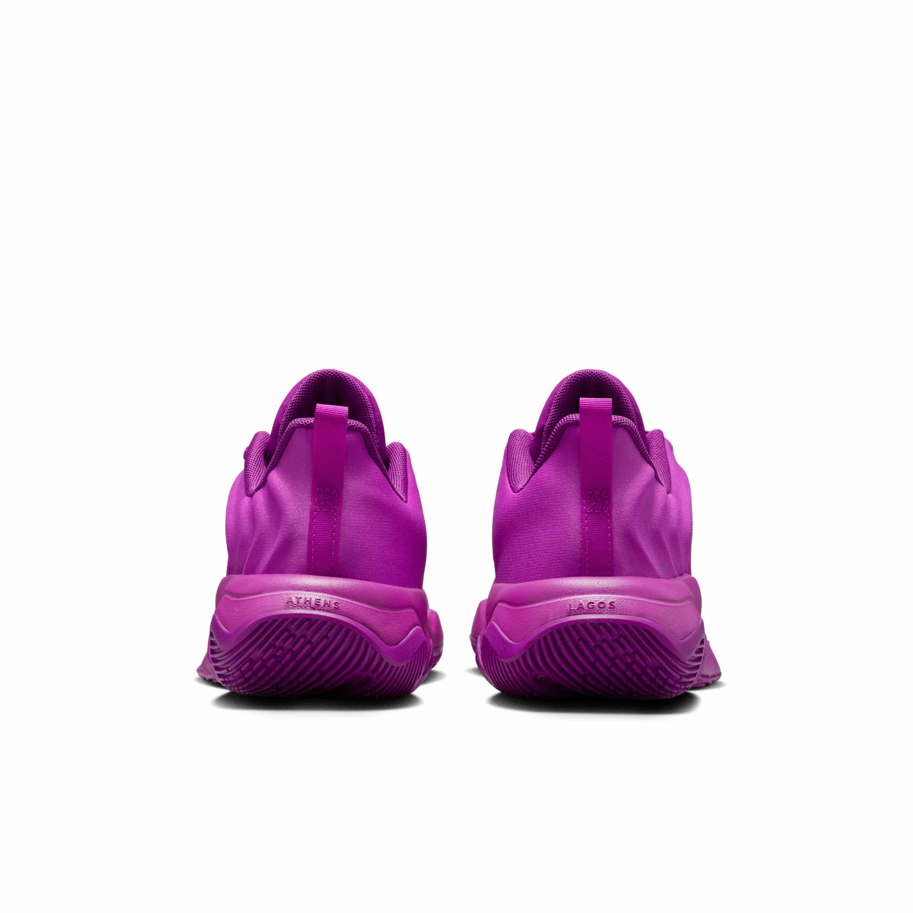 Nike Giannis Immortality 4 Grade School Boys' "Berry/Green Strike/Violet/Black" Basketball Shoe